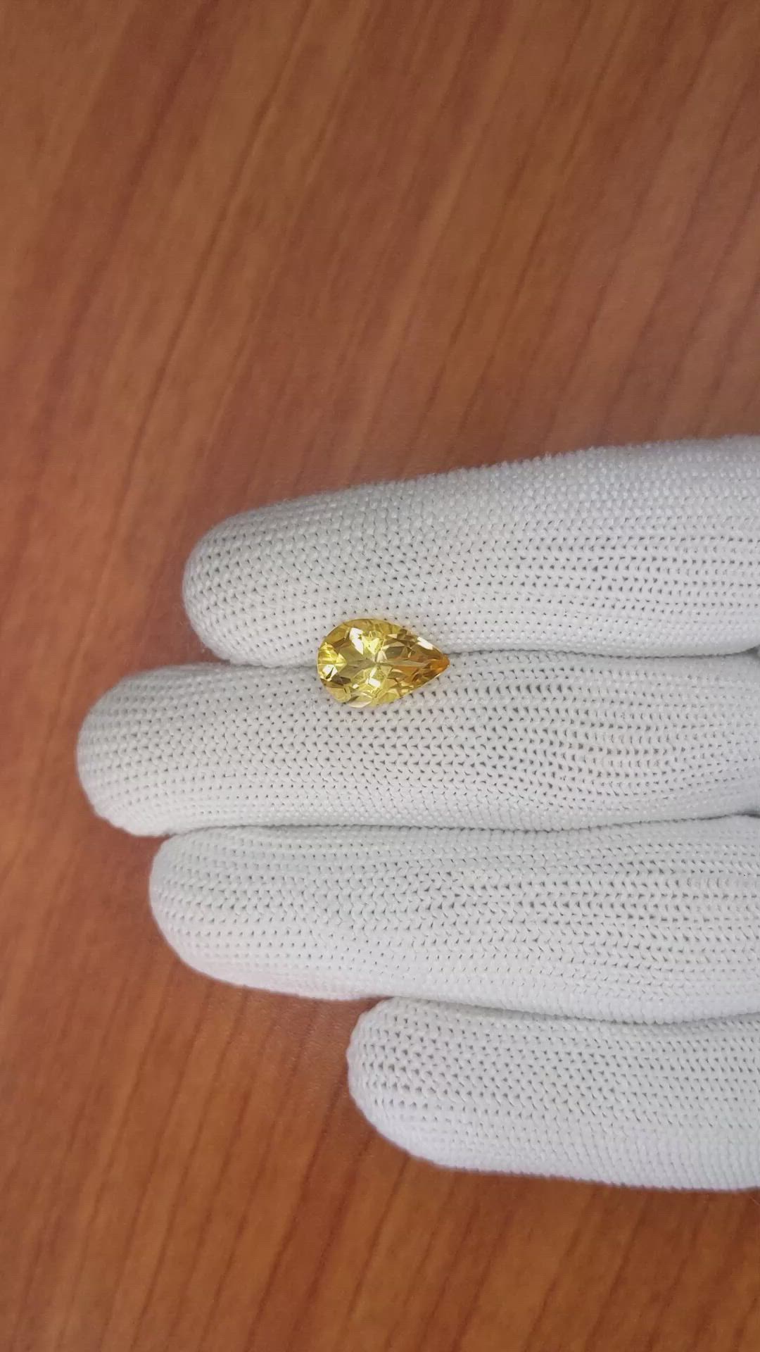2.75 Ct. Citrine from Brazil Size Video
