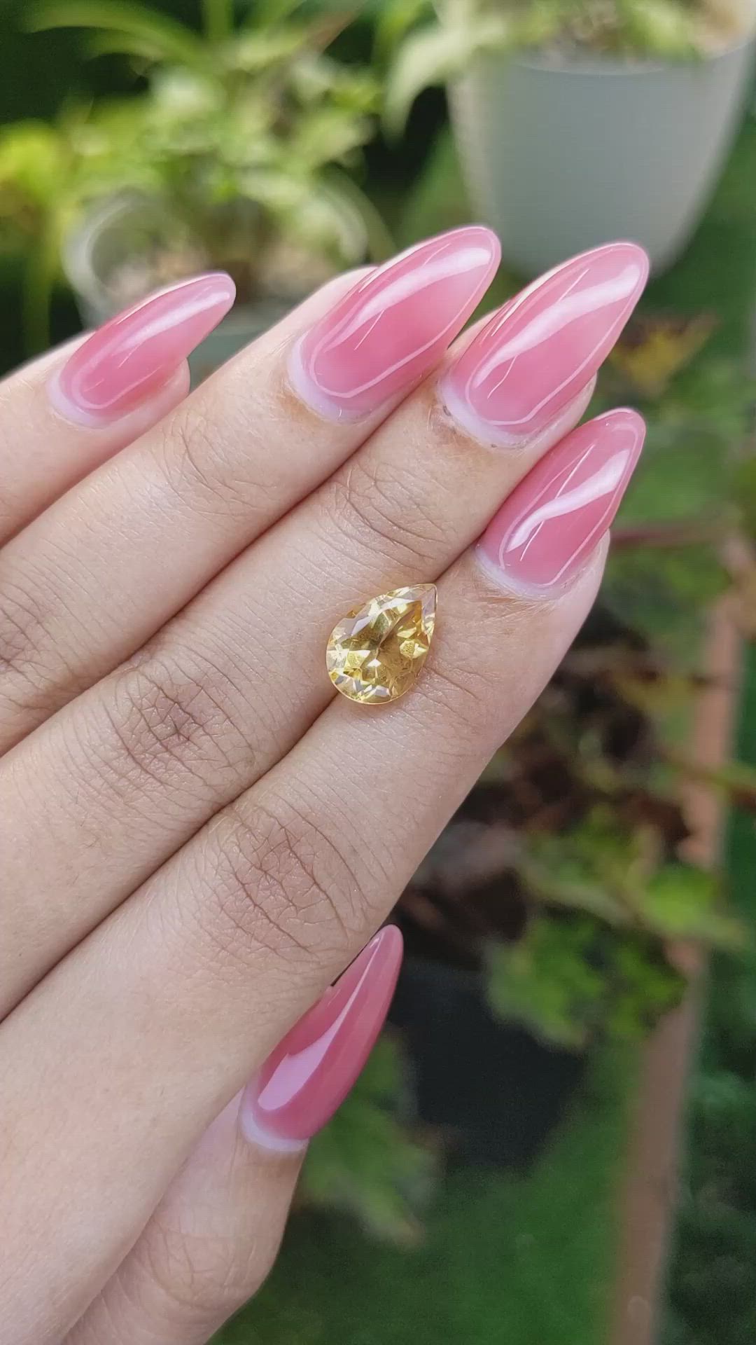 2.75 Ct. Citrine from Brazil Size Video