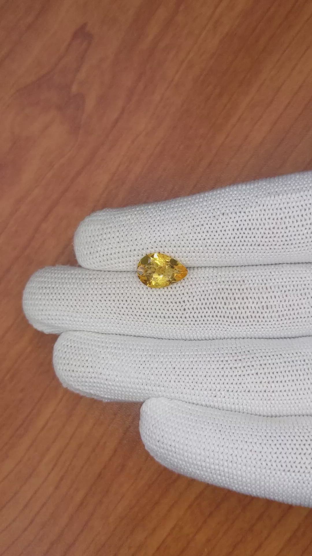 2.39 Ct. Citrine from Brazil Size Video