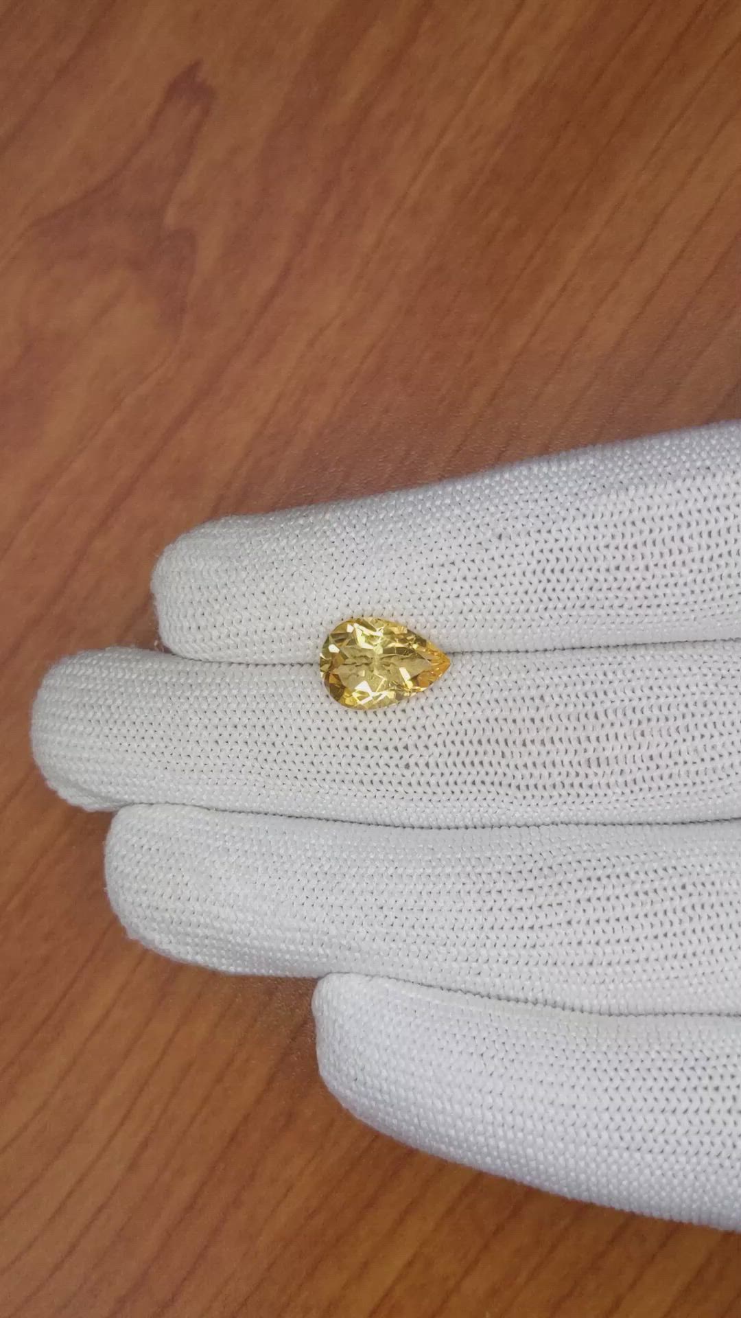 2.92 Ct. Citrine from Brazil Size Video