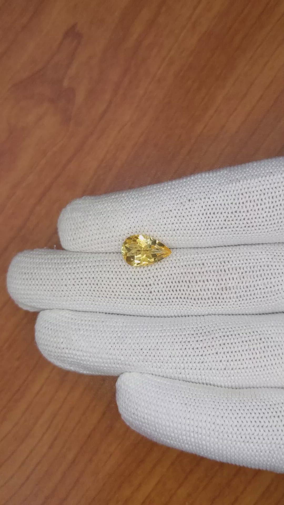 2.71 Ct. Citrine from Brazil Size Video