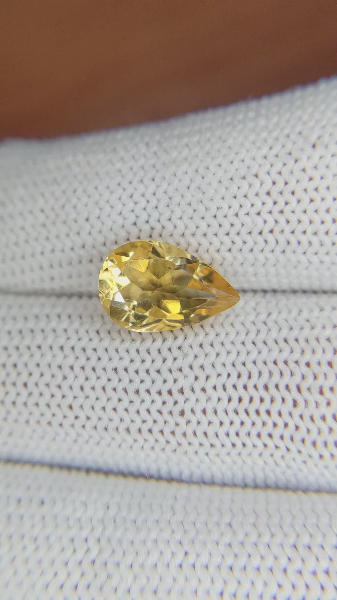 2.71 Ct. Citrine from Brazil Size Video