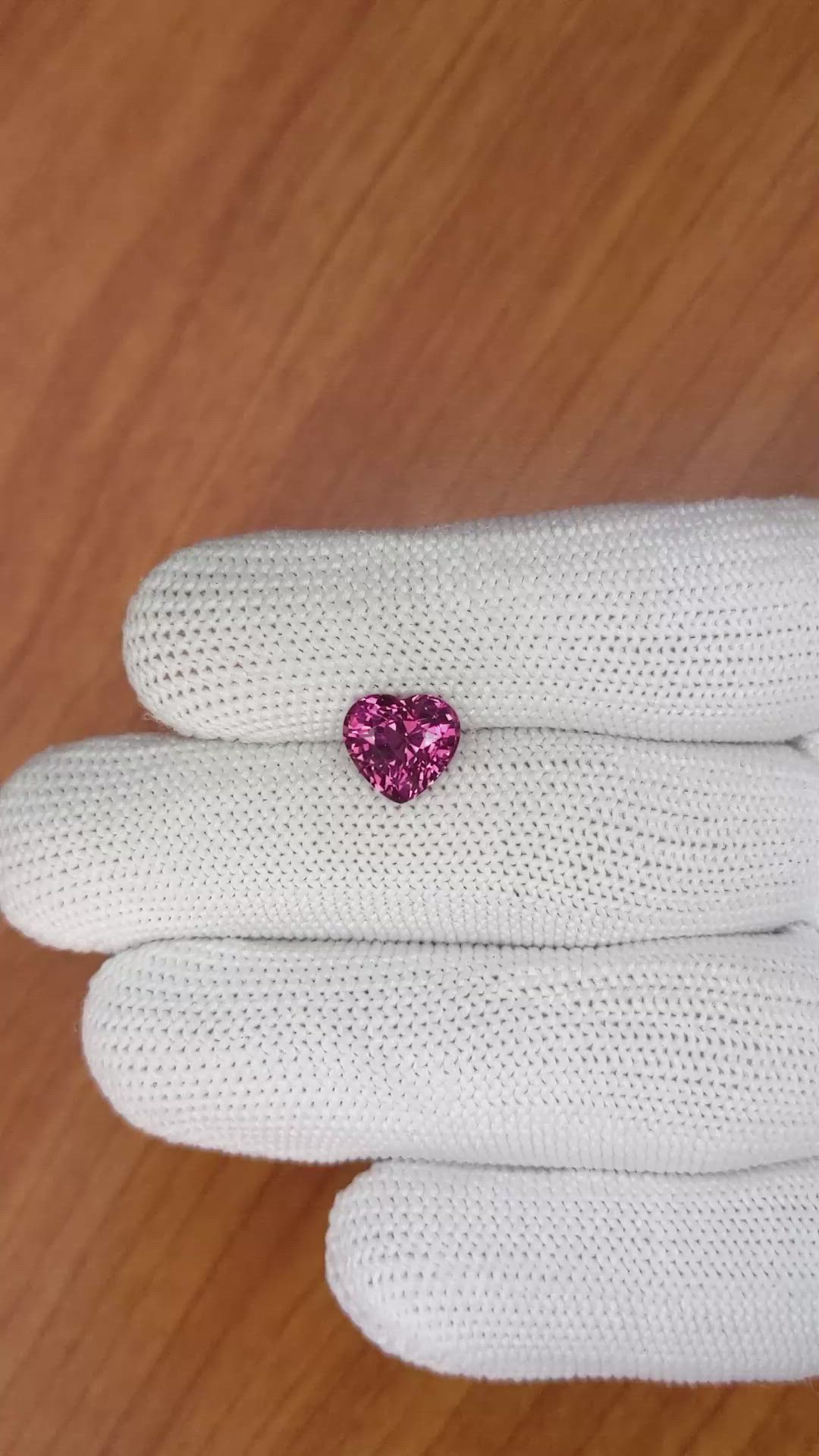 2.96 Ct. Rhodolite Garnet from Ceylon (Sri Lanka) Size Video