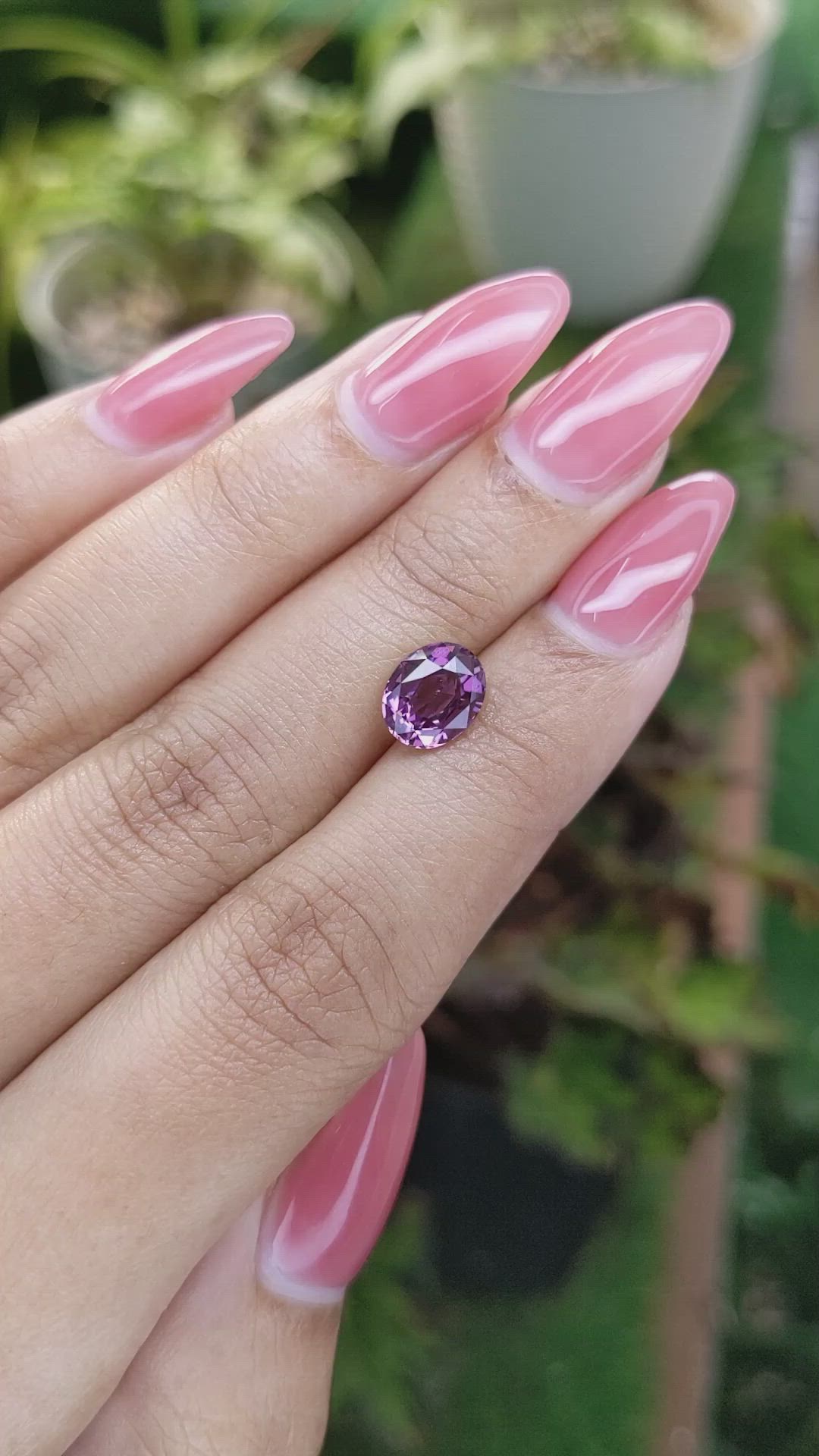 2.09 Ct. Spinel from Ceylon (Sri Lanka) Size Video