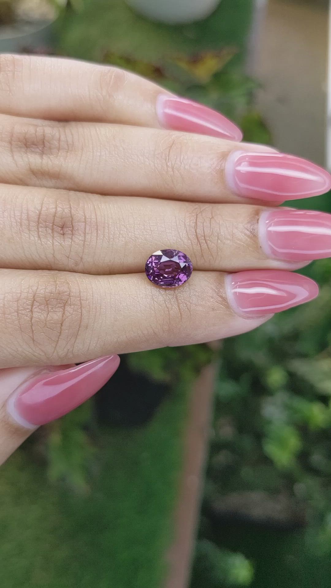2.09 Ct. Spinel from Ceylon (Sri Lanka) Size Video