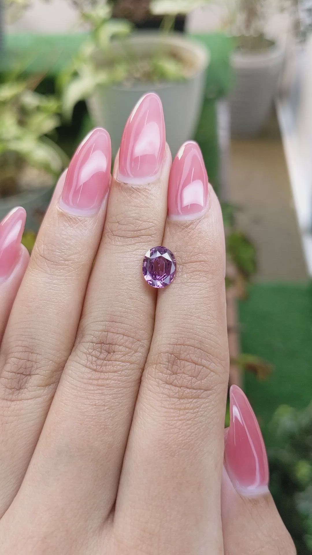 2.09 Ct. Spinel from Ceylon (Sri Lanka) Size Video