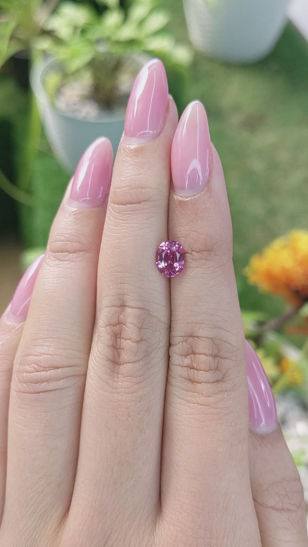 1.12 Ct. Spinel from Ceylon (Sri Lanka) Size Video