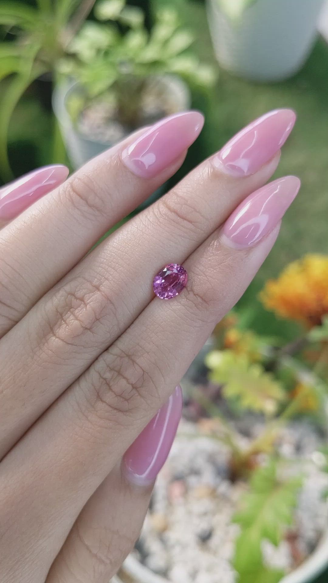 1.12 Ct. Spinel from Ceylon (Sri Lanka) Size Video