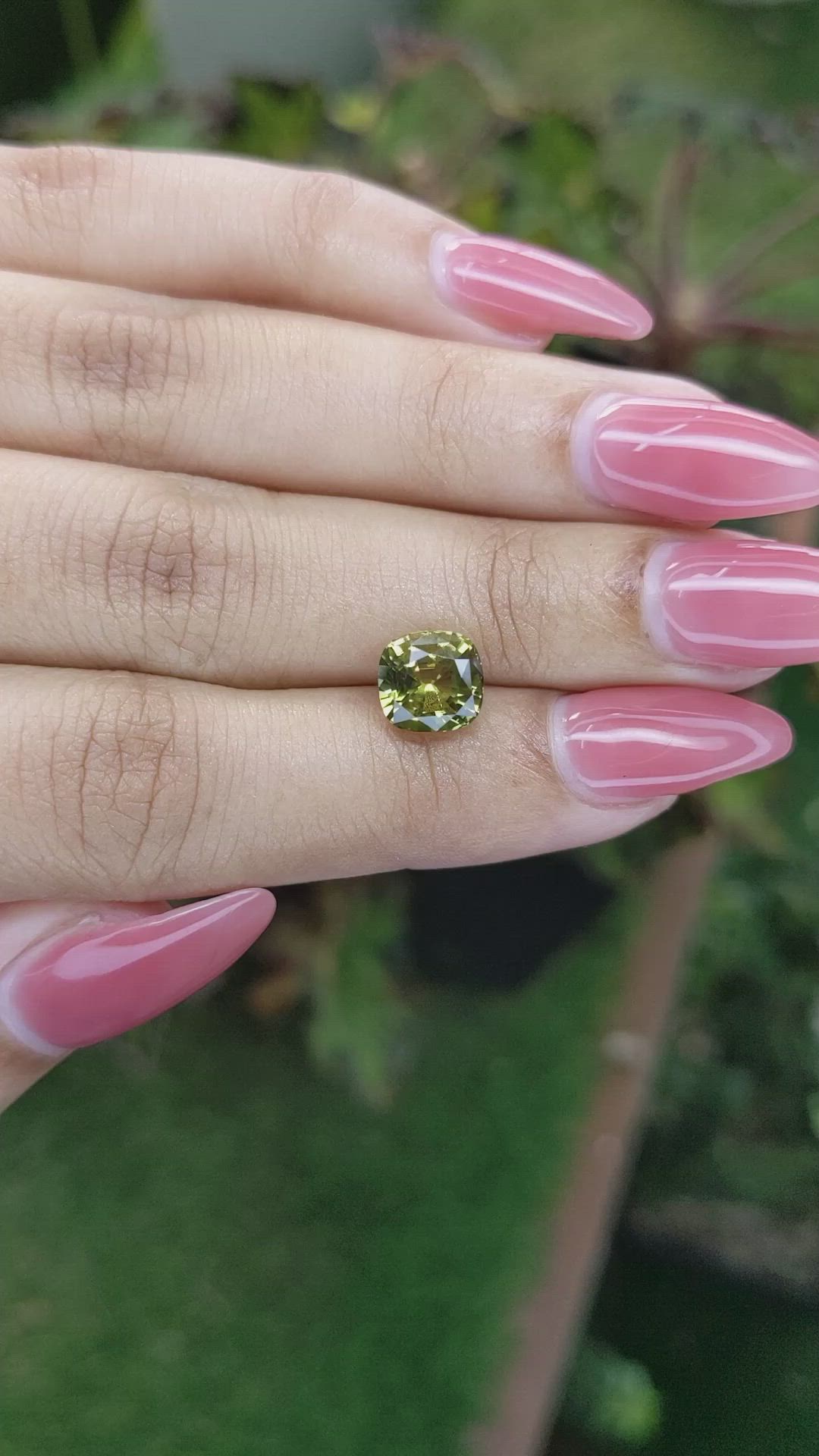 2.63 Ct. Chrysoberyl from Ceylon (Sri Lanka) Size Video