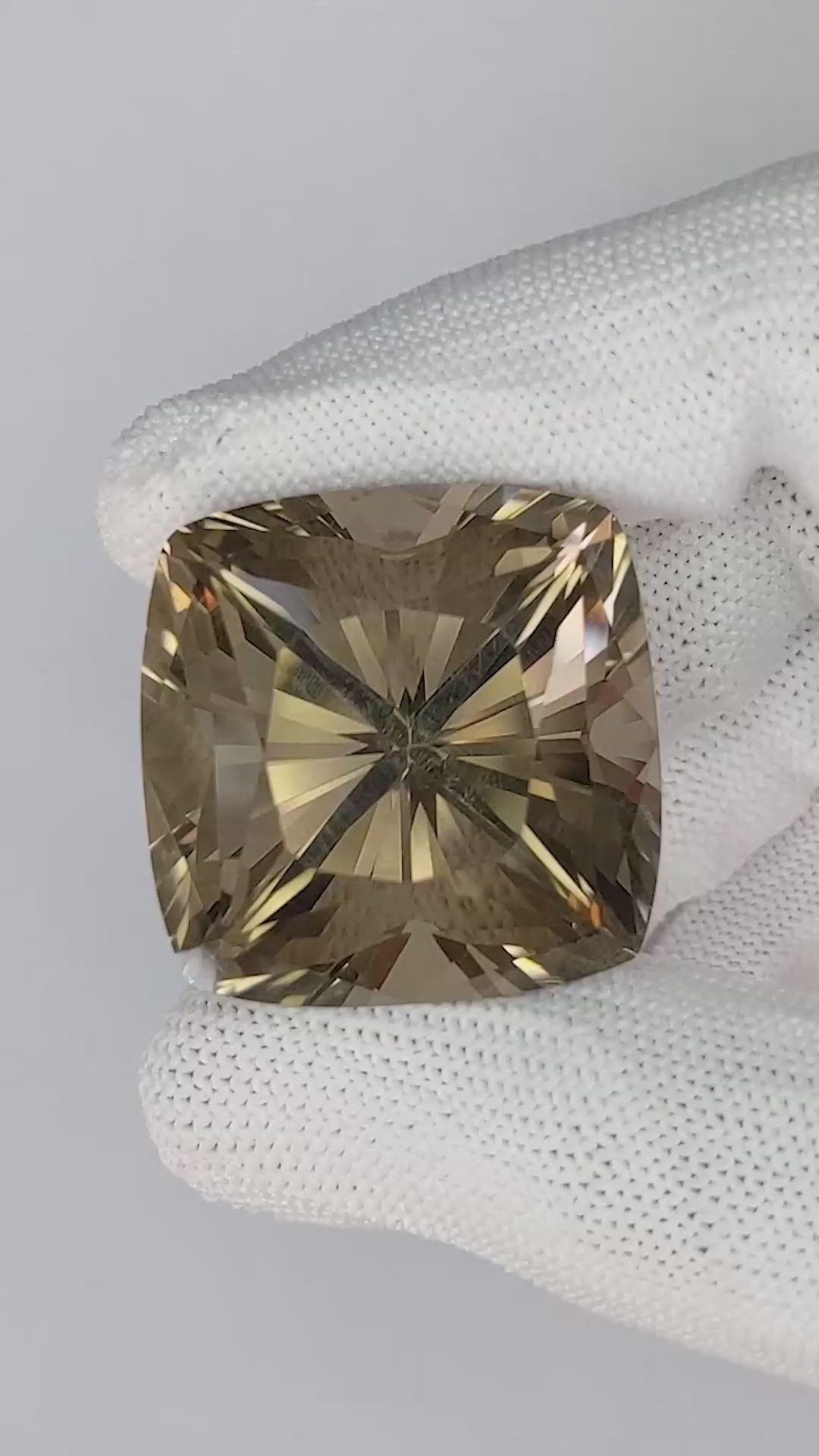 92.93 Ct. Smokey Quartz from Ceylon (Sri Lanka) Size Video