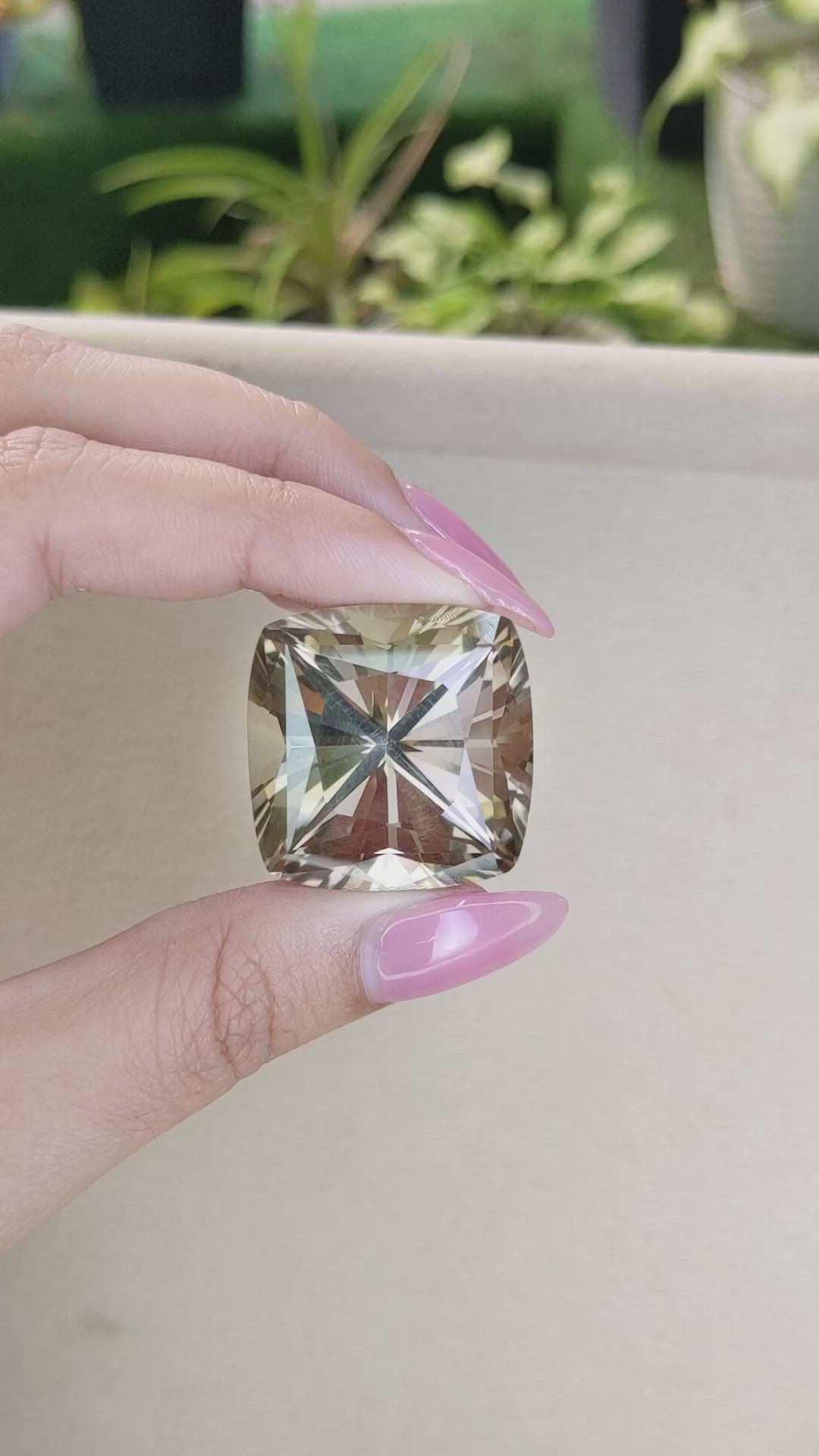 92.93 Ct. Smokey Quartz from Ceylon (Sri Lanka) Size Video