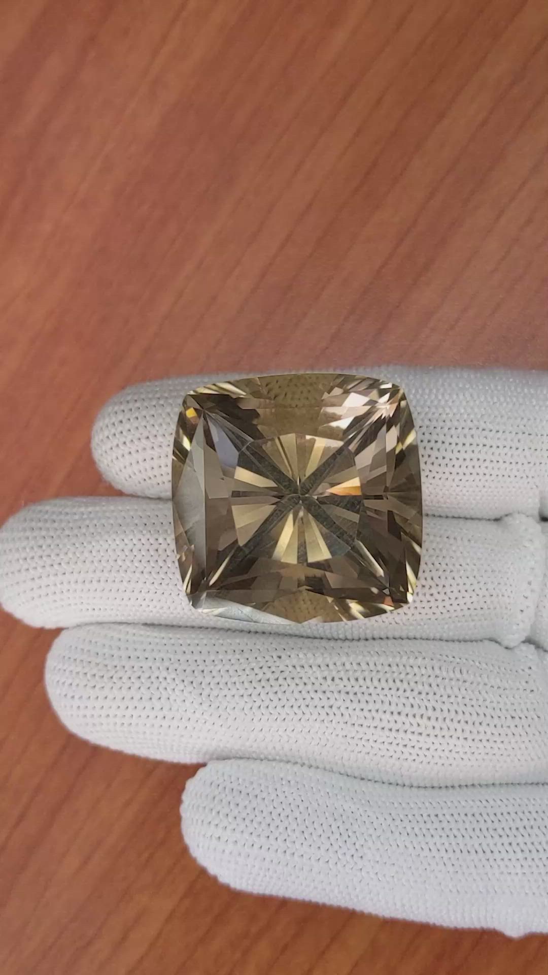 92.93 Ct. Smokey Quartz from Ceylon (Sri Lanka) Size Video