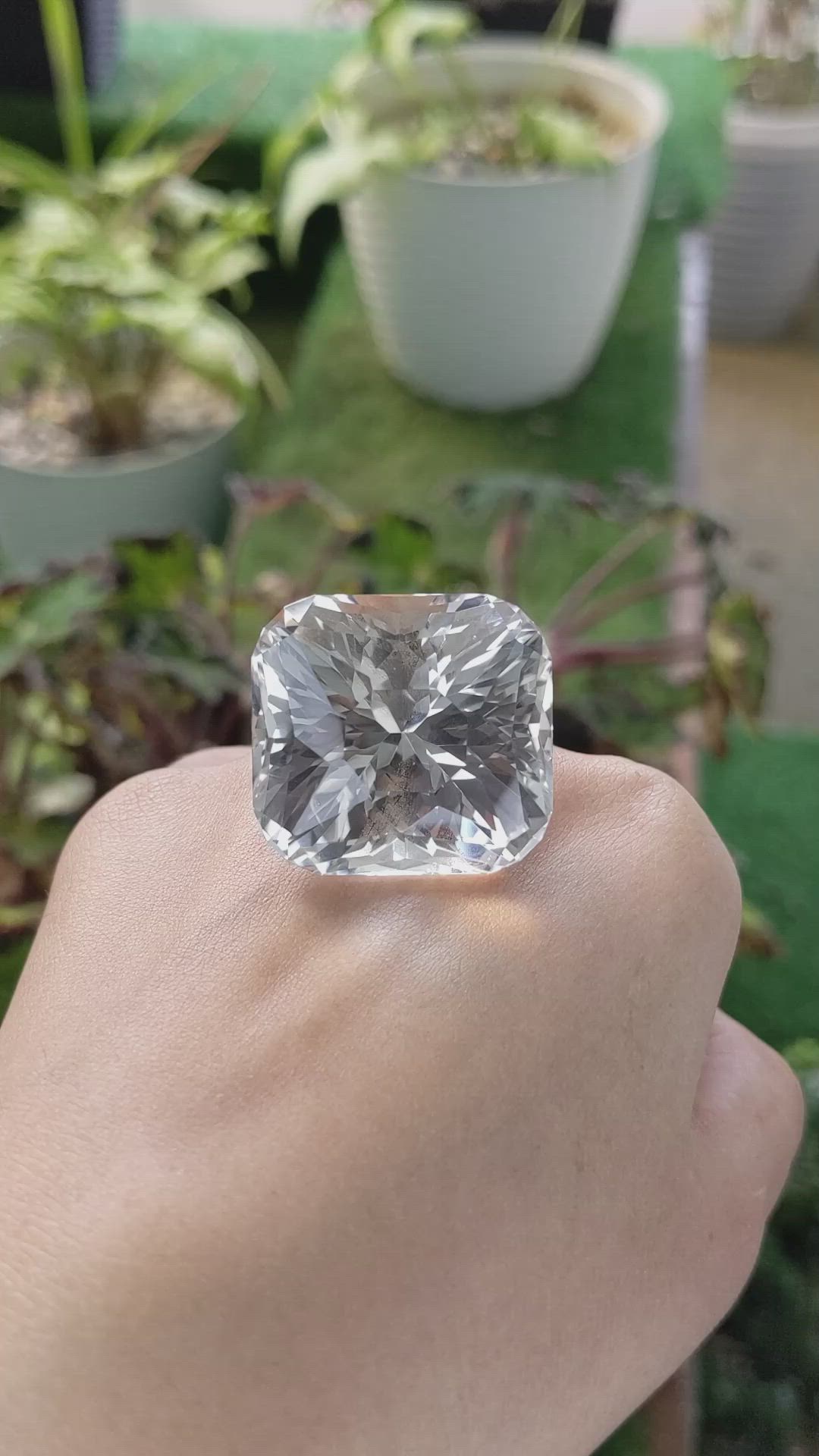 143.17 Ct. Topaz from Ceylon (Sri Lanka) Size Video