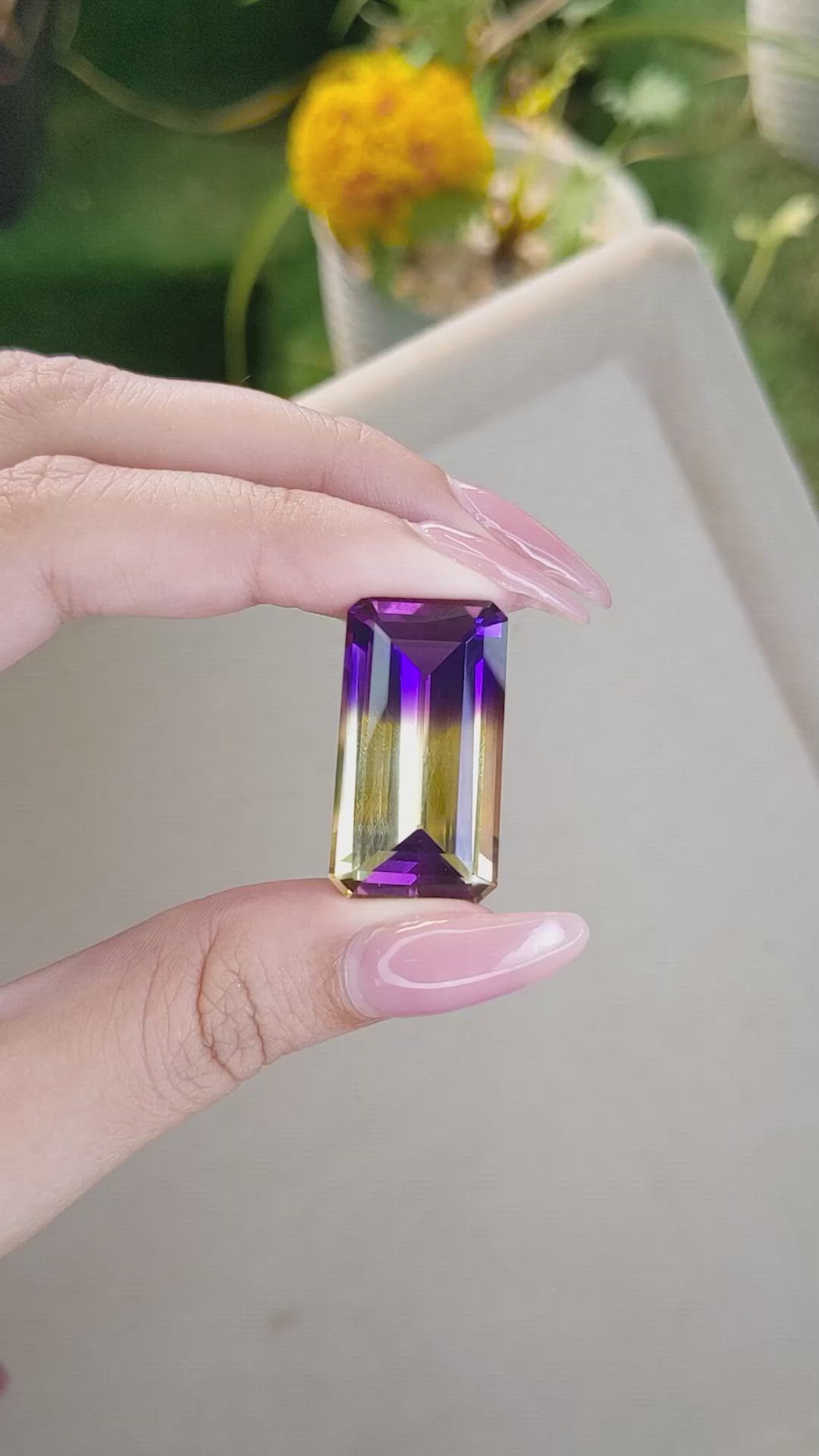 32.50 Ct. Ametrine from Ceylon (Sri Lanka) Size Video