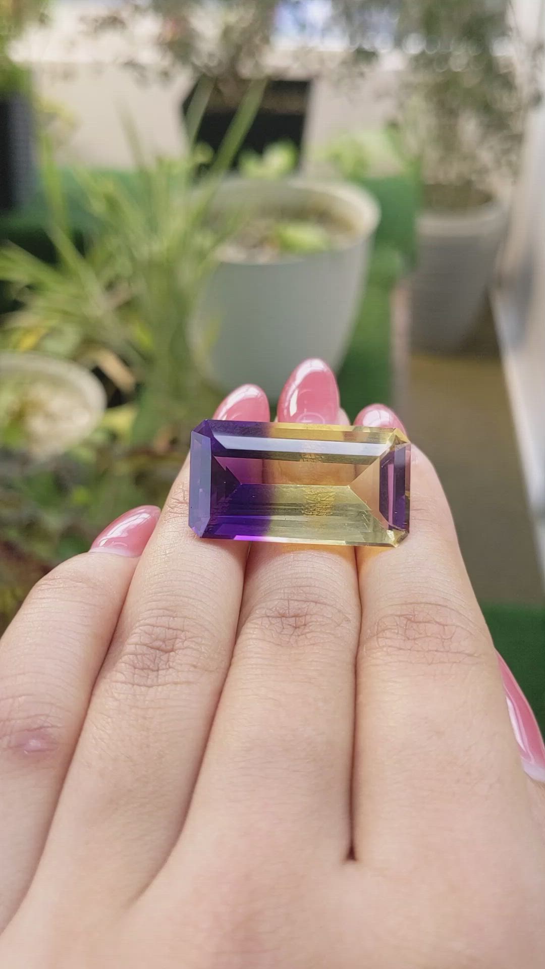 32.50 Ct. Ametrine from Ceylon (Sri Lanka) Size Video