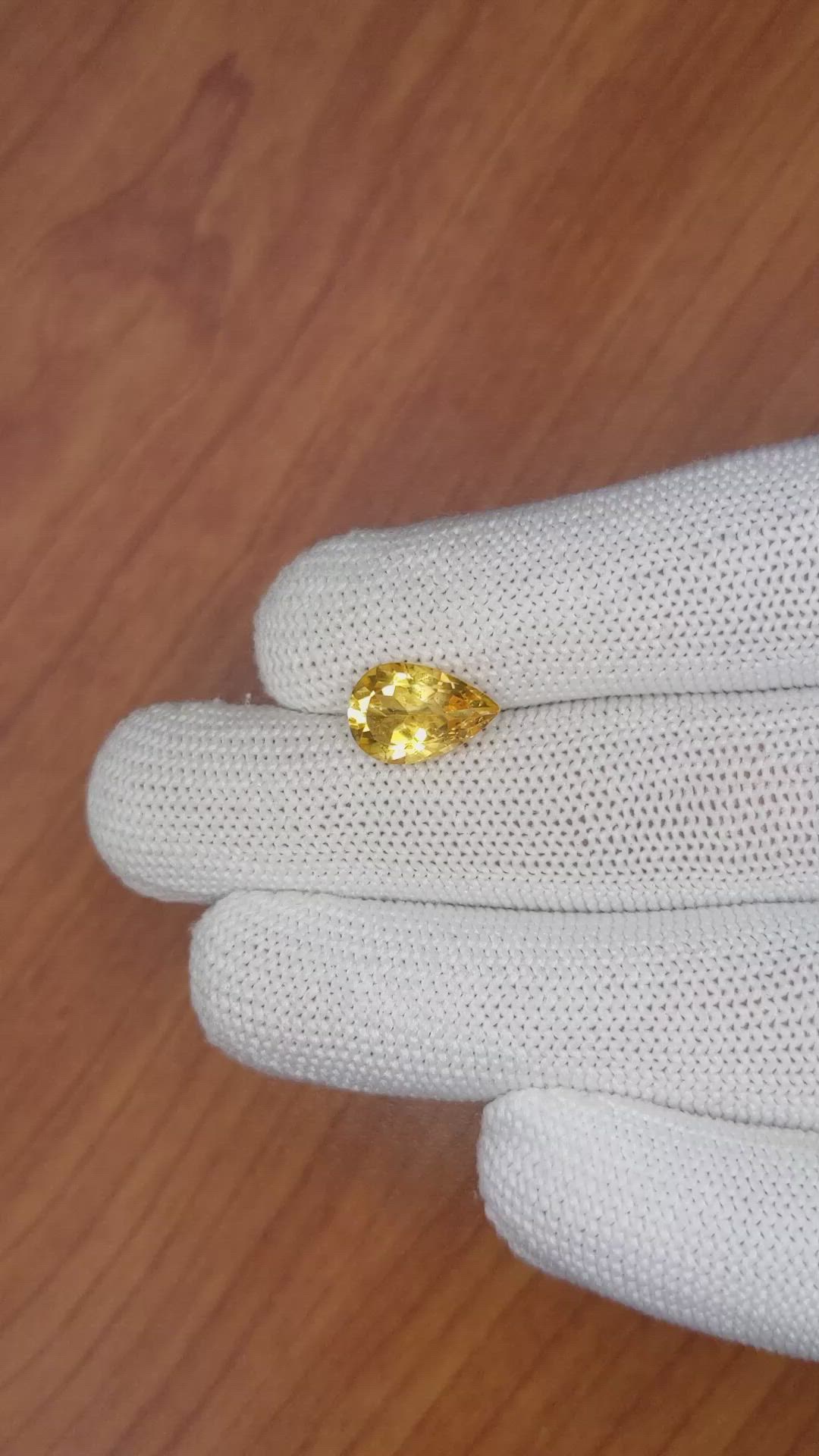 2.62 Ct. Citrine from Brazil Size Video