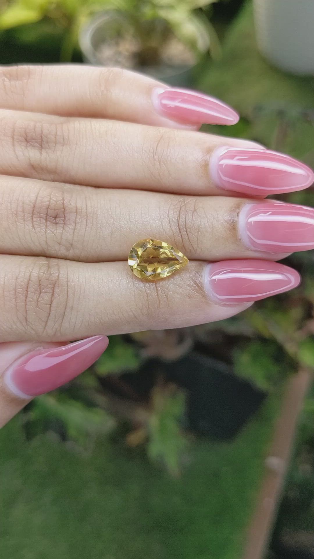 2.64 Ct. Citrine from Brazil Size Video