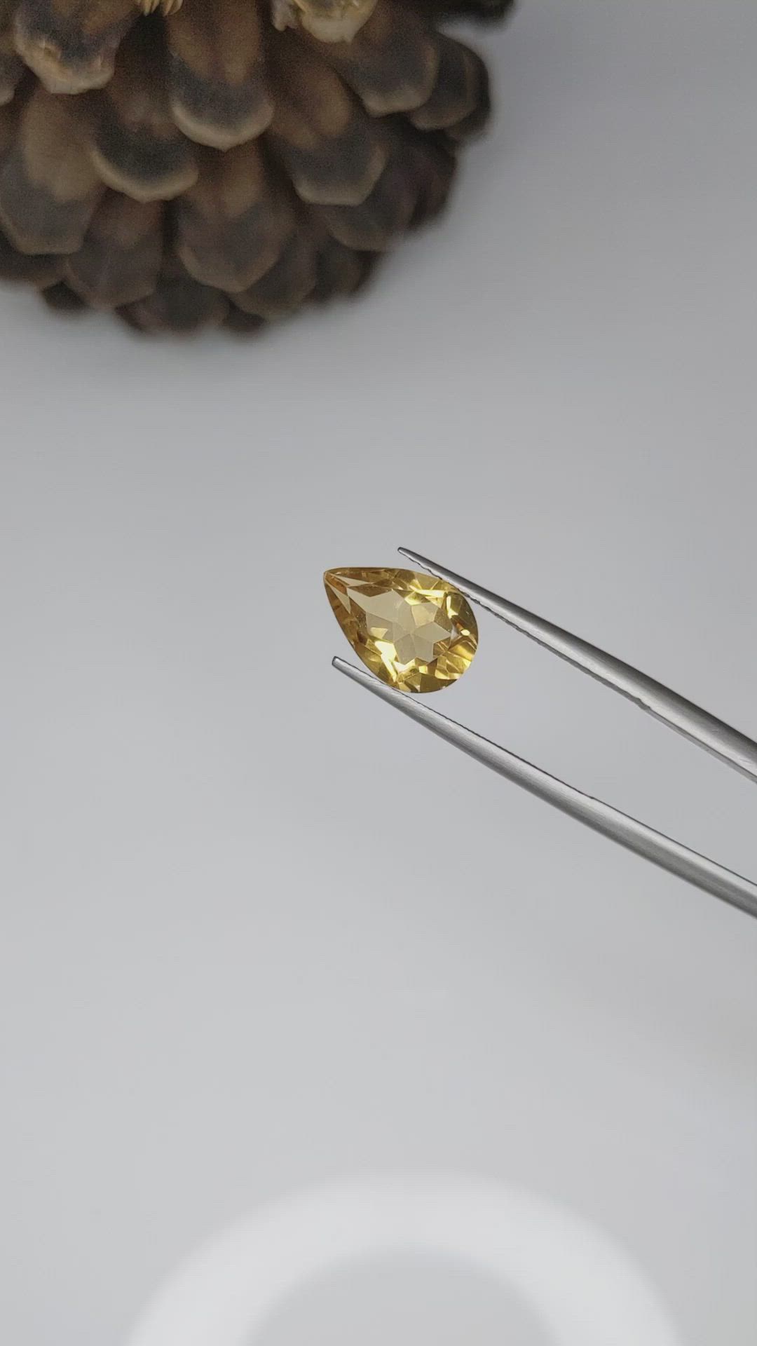2.64 Ct. Citrine from Brazil Size Video