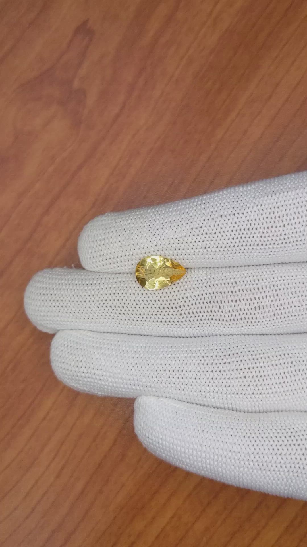 2.32 Ct. Citrine from Brazil Size Video