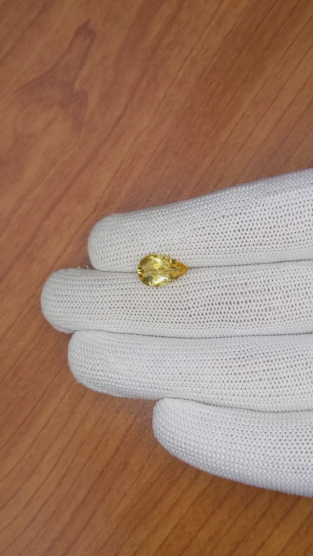 2.34 Ct. Citrine from Brazil Size Video