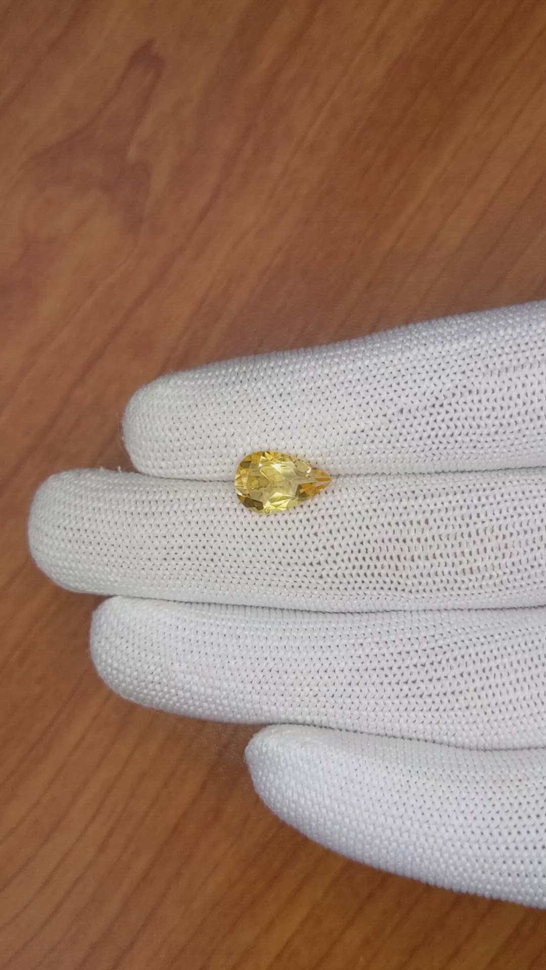 2.33 Ct. Citrine from Brazil Size Video