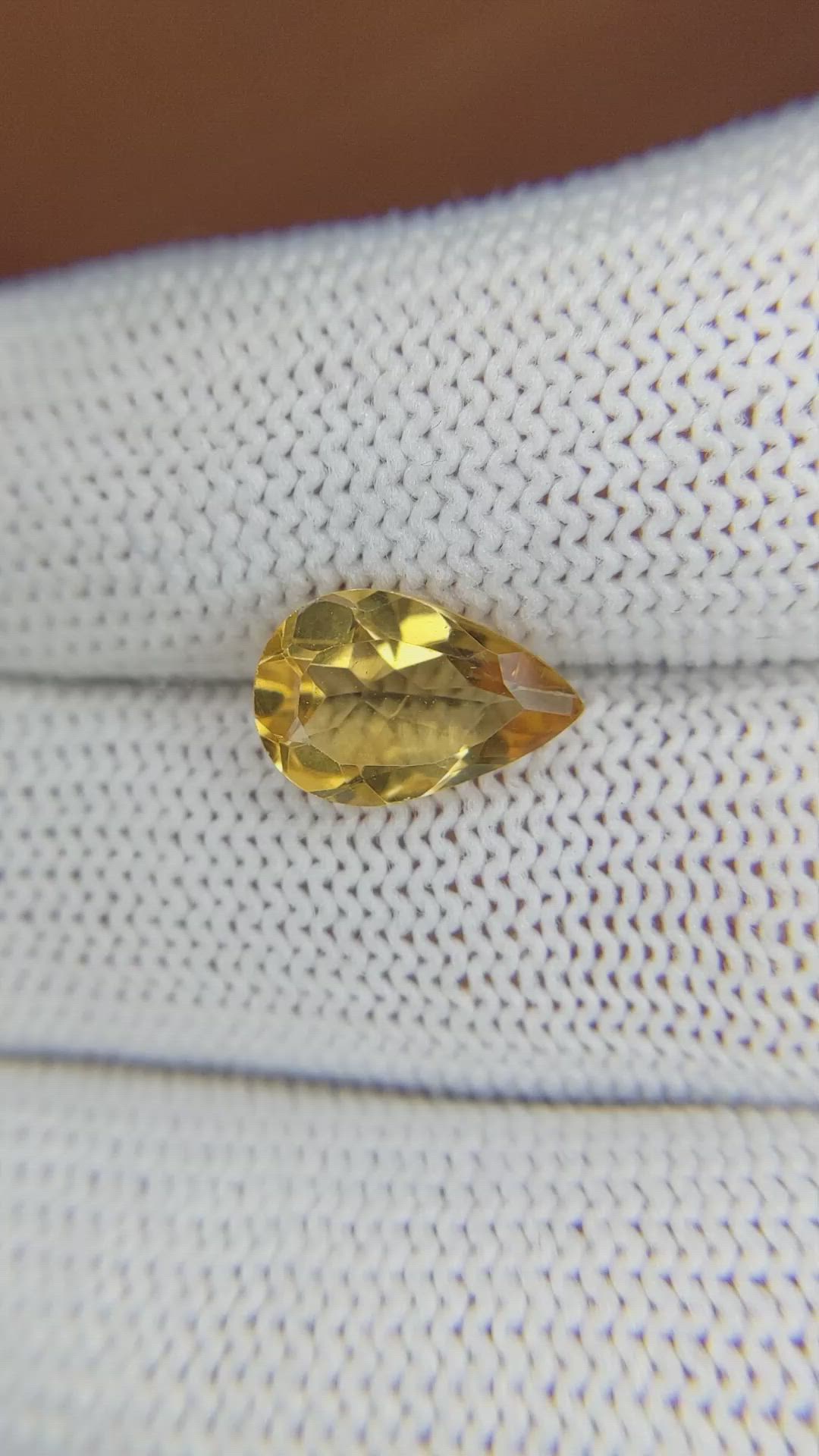2.23 Ct. Citrine from Brazil Size Video