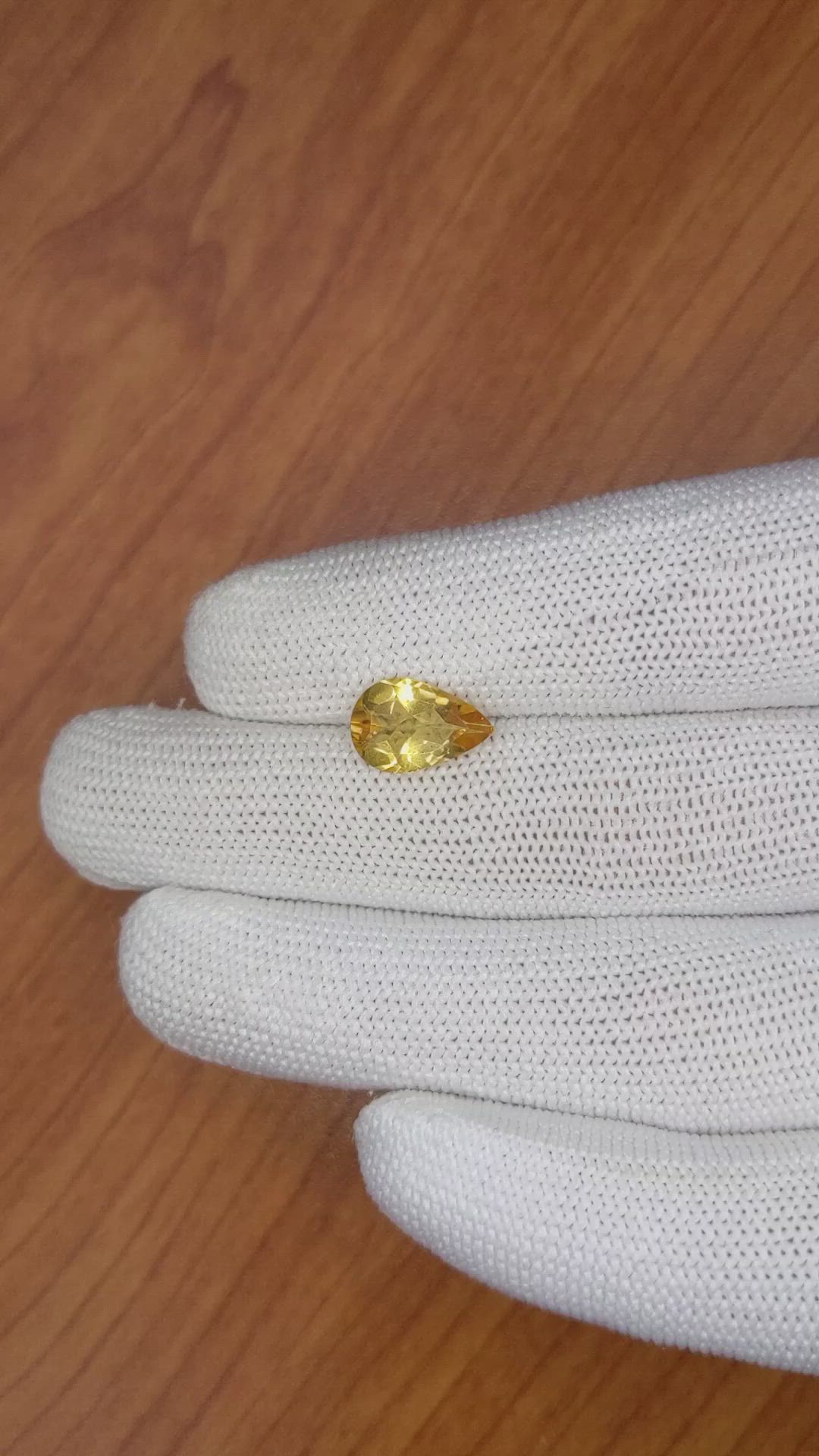 2.23 Ct. Citrine from Brazil Size Video