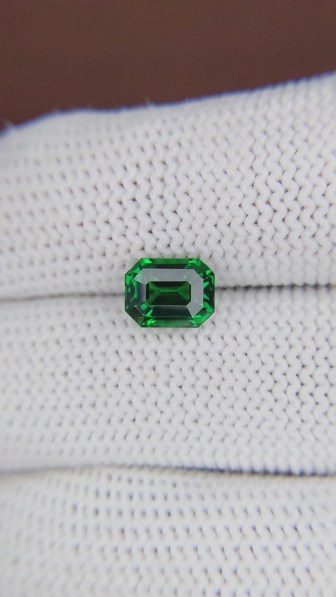 2.02 Ct. Tsavorite Garnet from Tanzania Size Video