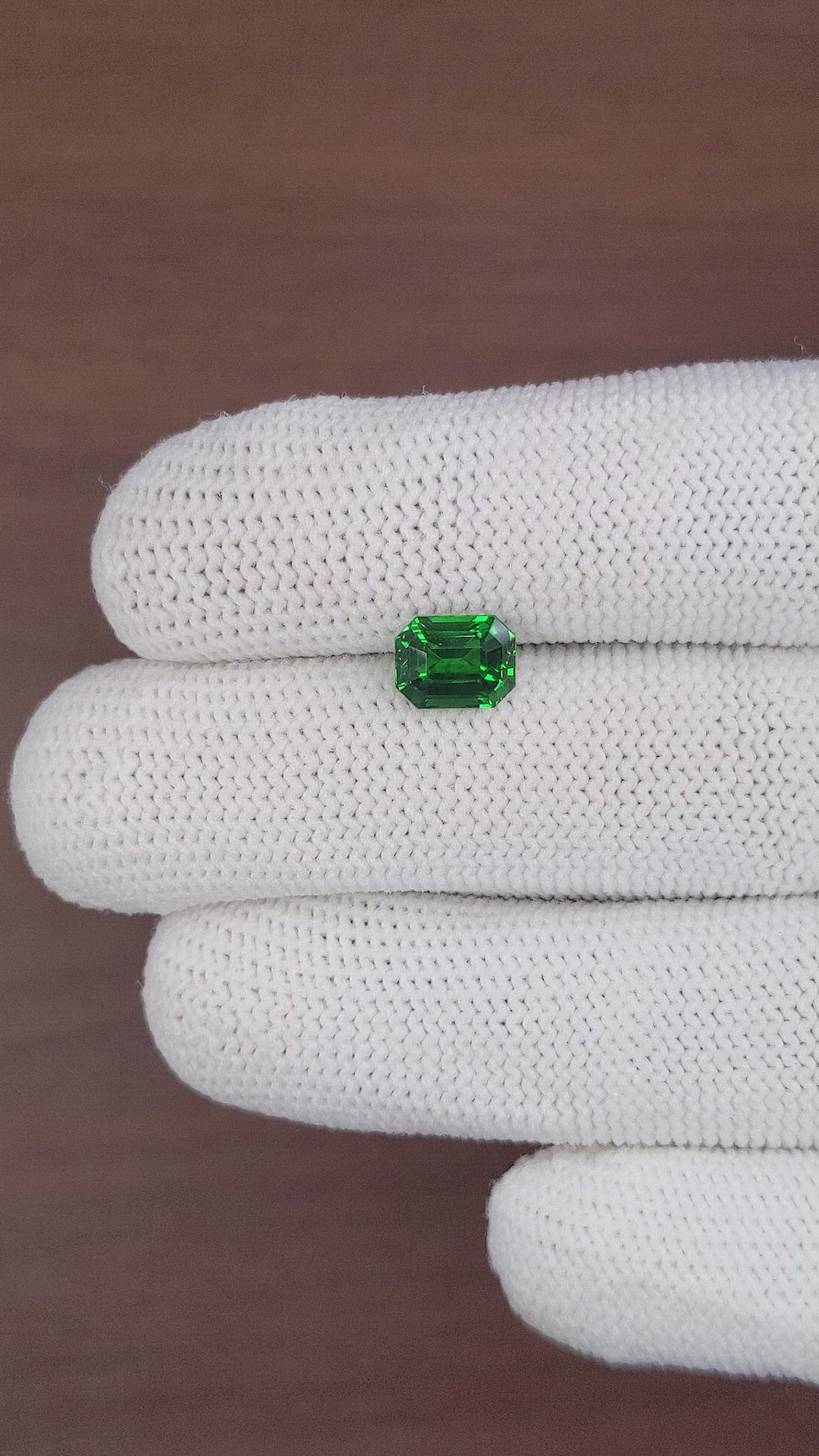 2.02 Ct. Tsavorite Garnet from Tanzania Size Video