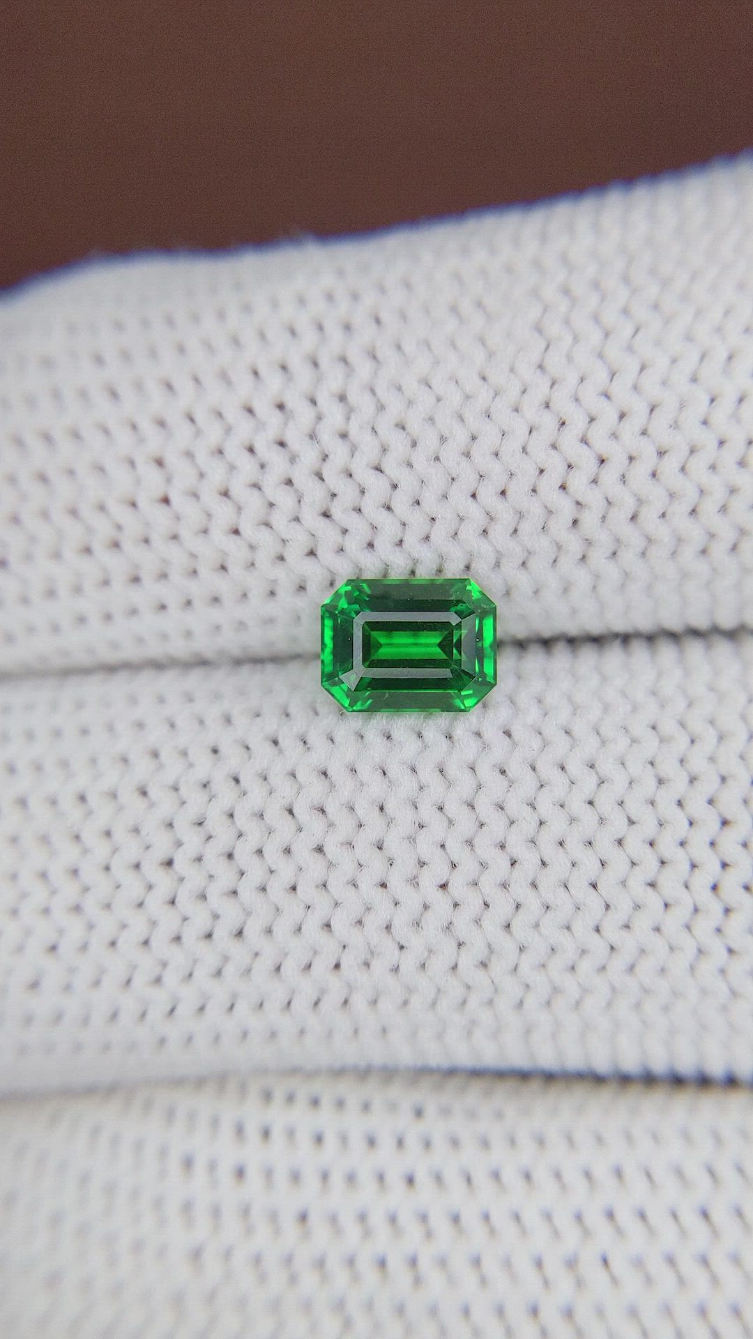 1.19 Ct. Tsavorite Garnet from Tanzania Size Video