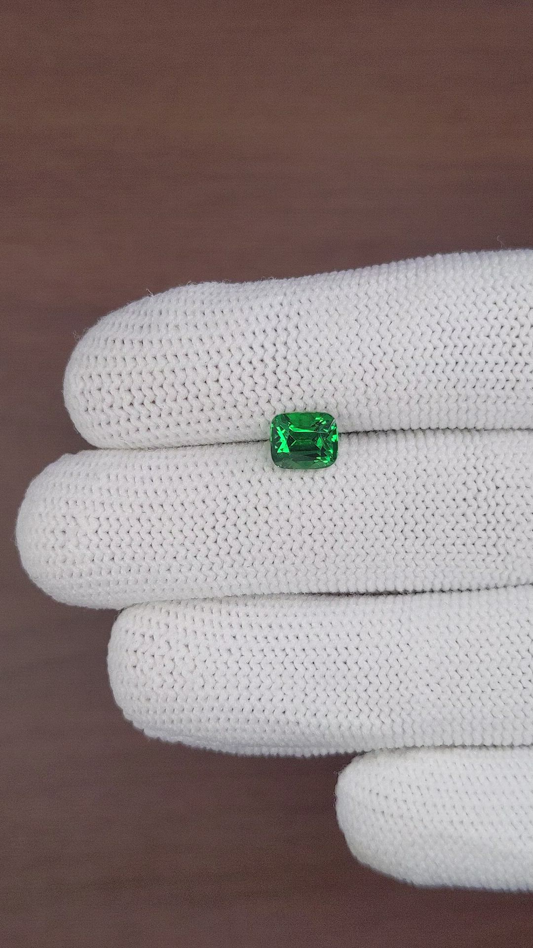1.99 Ct. Tsavorite Garnet from Tanzania Size Video