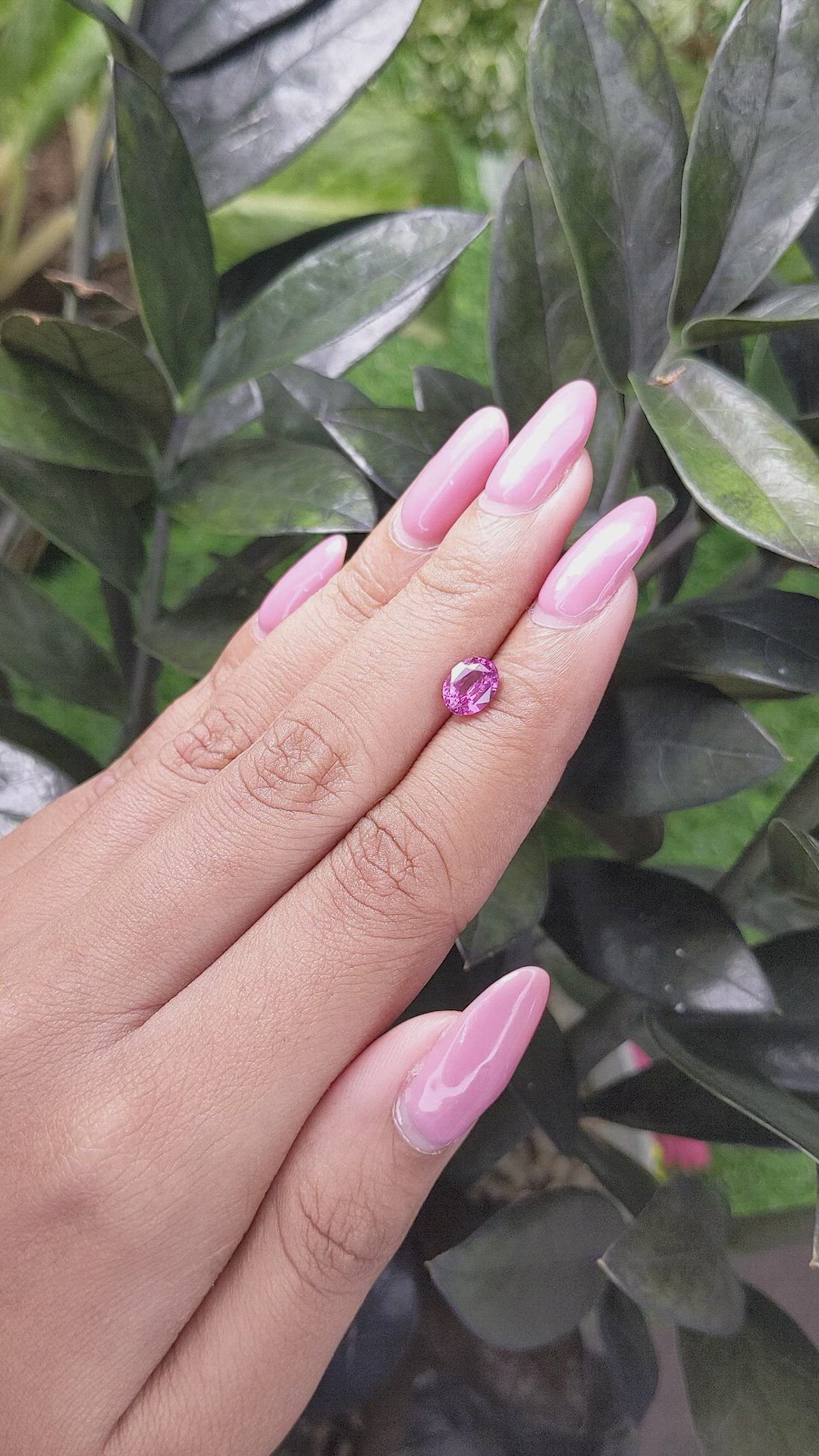 1.11 Ct. Spinel from Ceylon (Sri Lanka) Size Video
