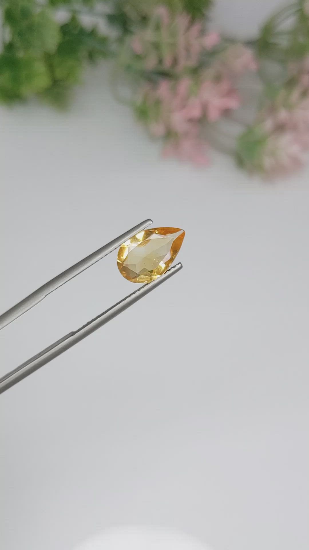 1.94 Ct. Citrine from Brazil Size Video