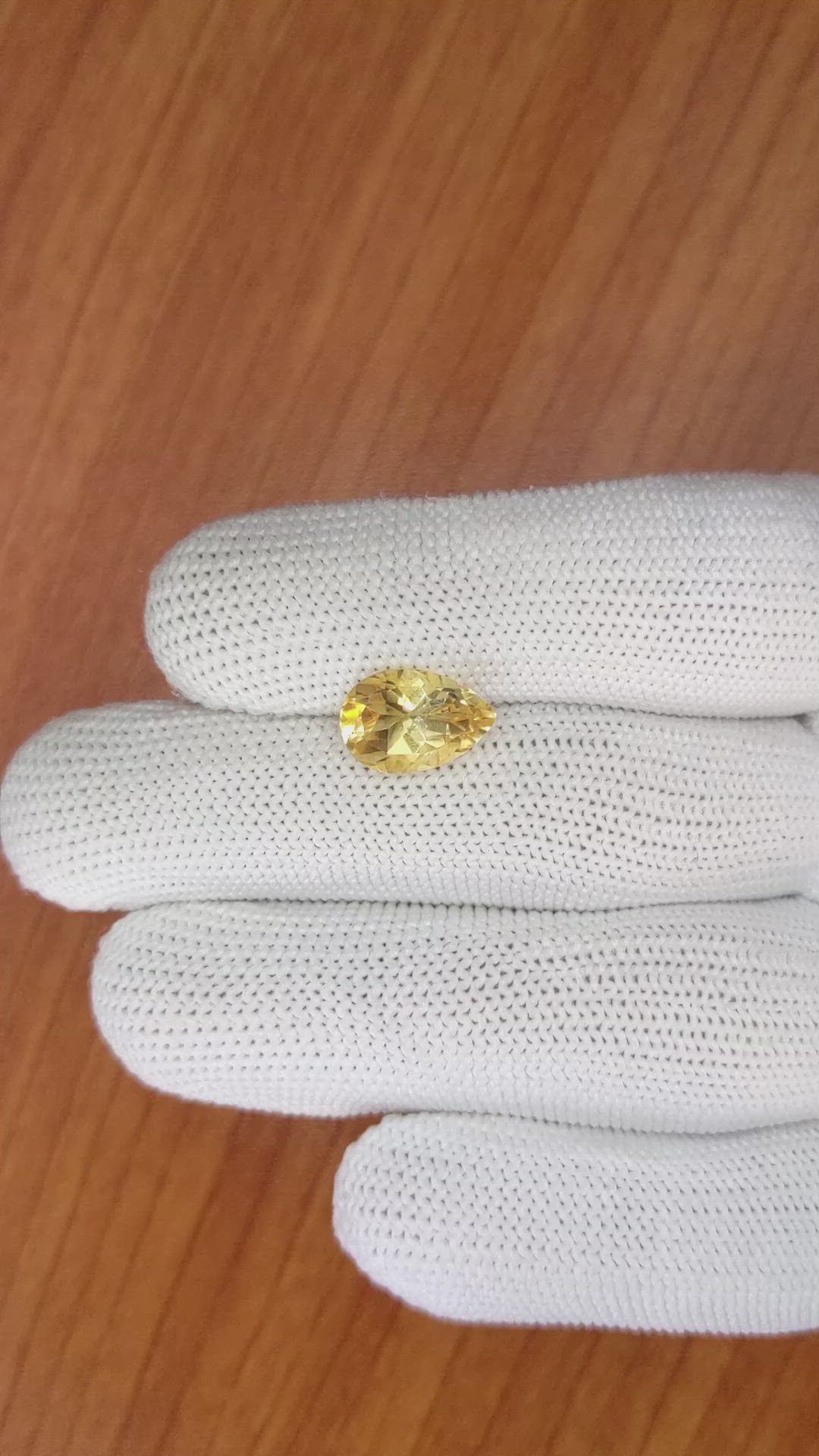 2.69 Ct. Citrine from Brazil Size Video