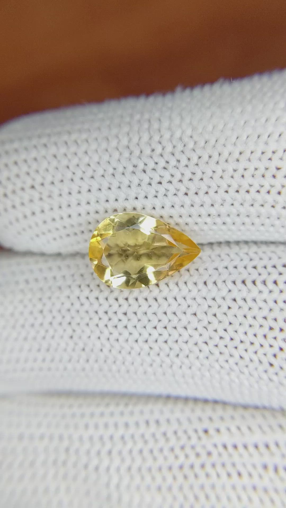 2.17 Ct. Citrine from Brazil Size Video