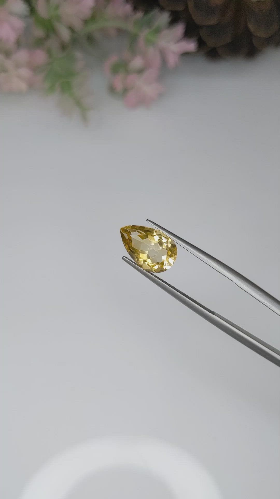 2.77 Ct. Citrine from Brazil Size Video