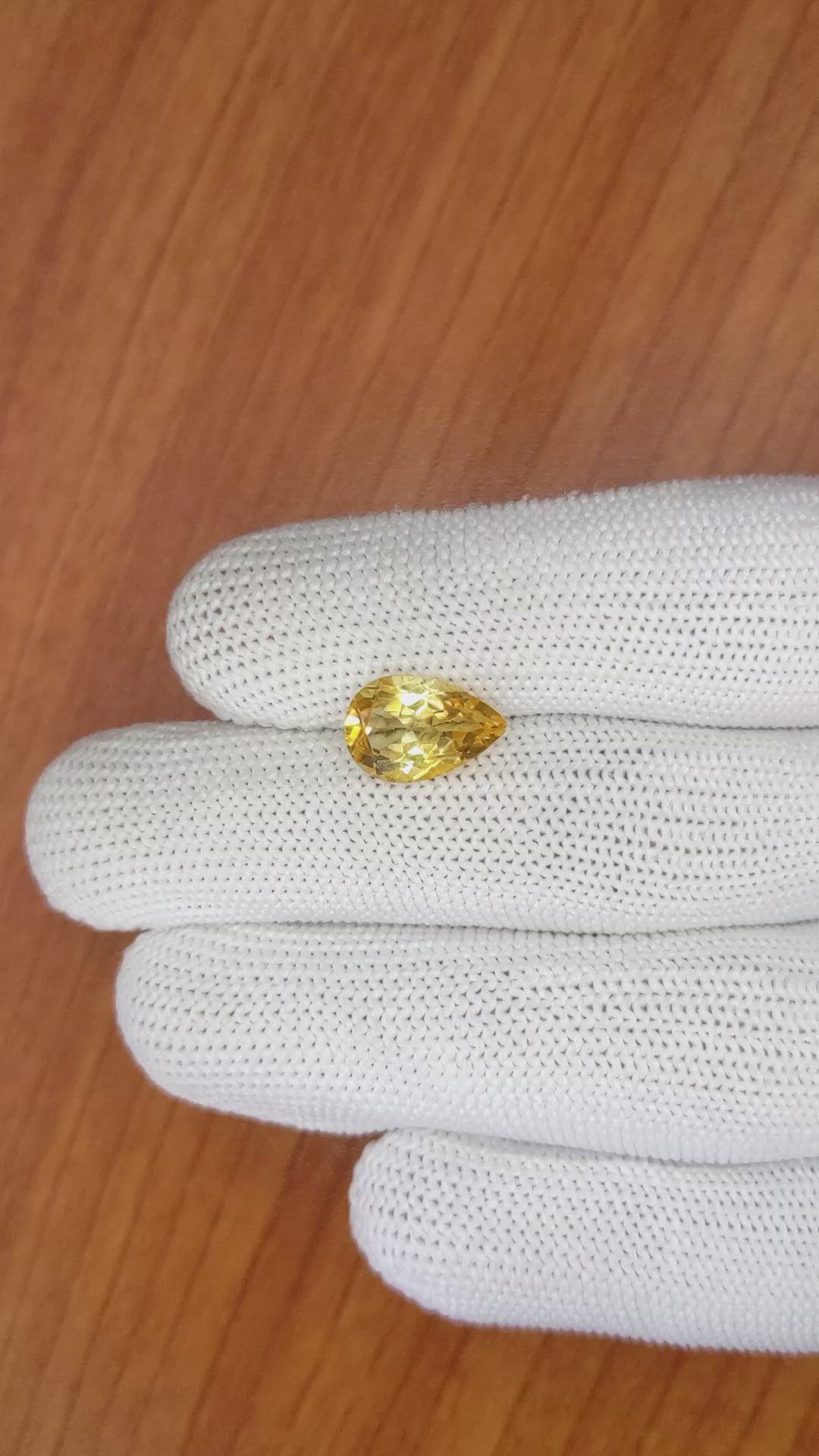 2.79 Ct. Citrine from Brazil Size Video