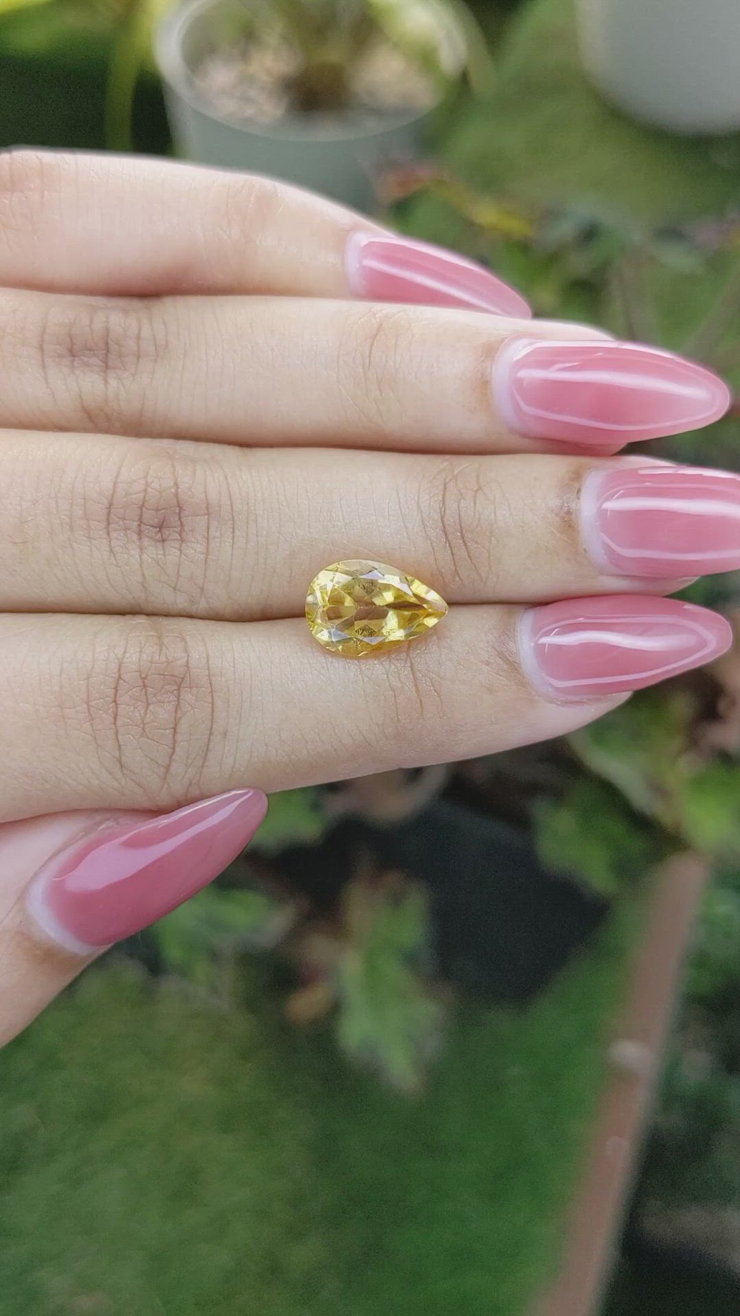 2.79 Ct. Citrine from Brazil Size Video