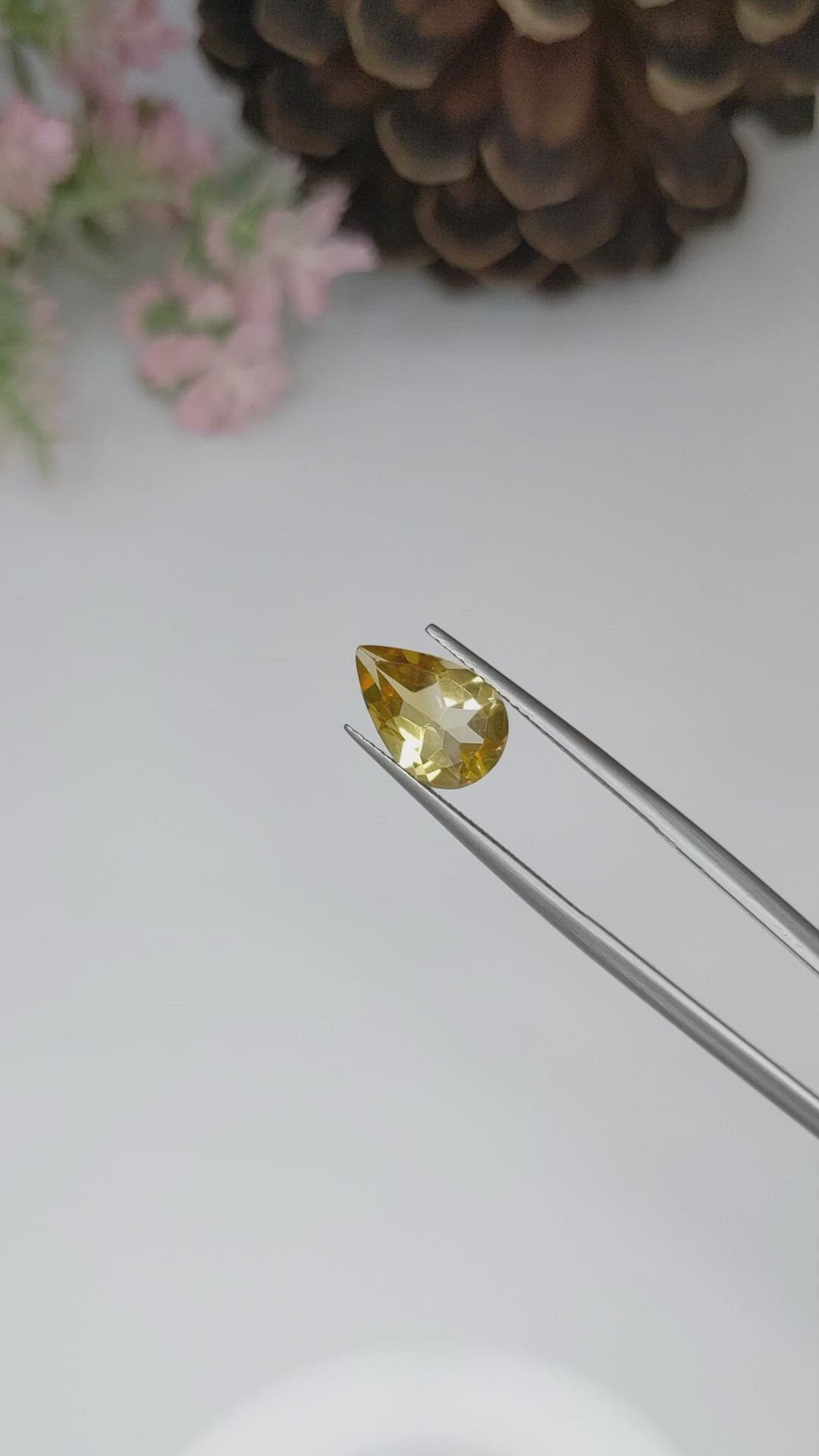 2.12 Ct. Citrine from Brazil Size Video