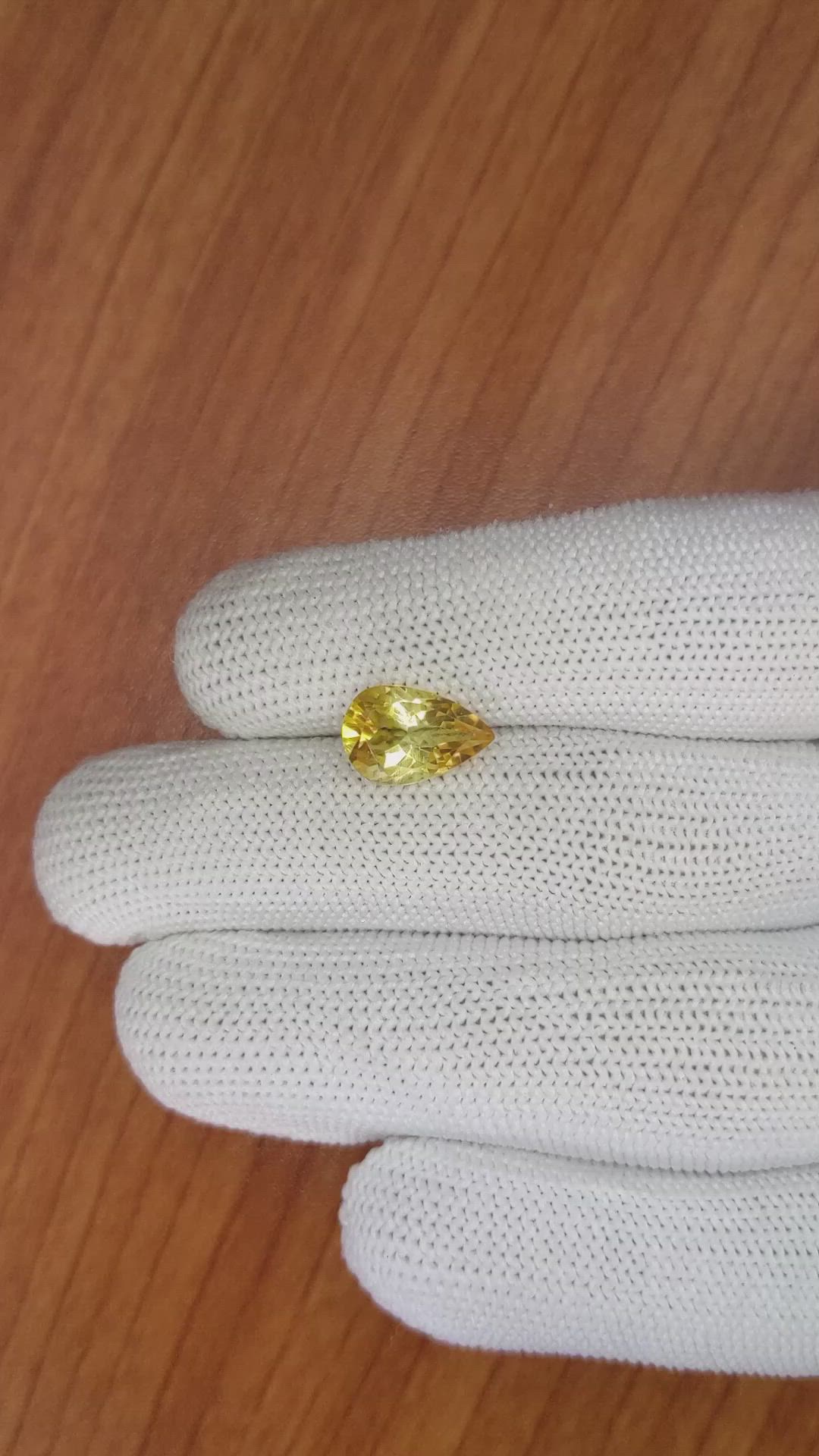 2.51 Ct. Citrine from Brazil Size Video