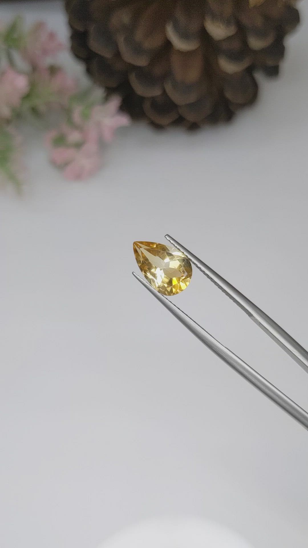 2.51 Ct. Citrine from Brazil Size Video