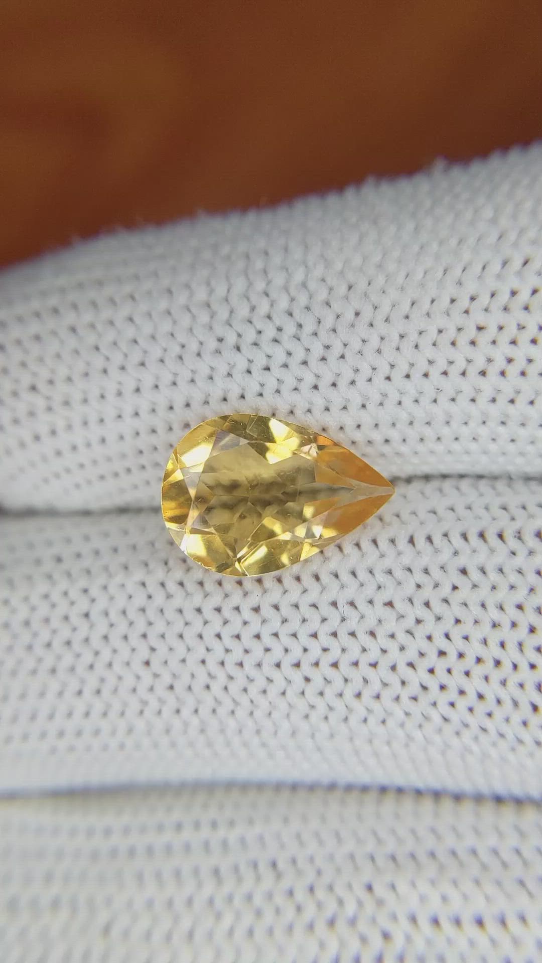 2.60 Ct. Citrine from Brazil Size Video