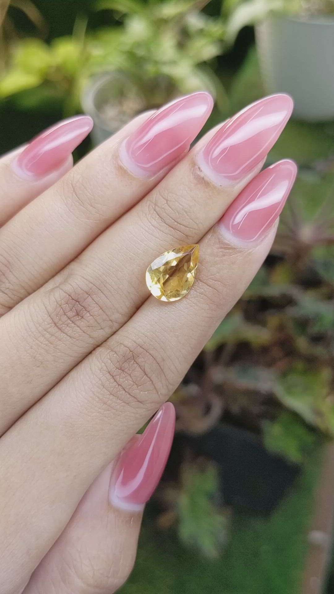 2.60 Ct. Citrine from Brazil Size Video