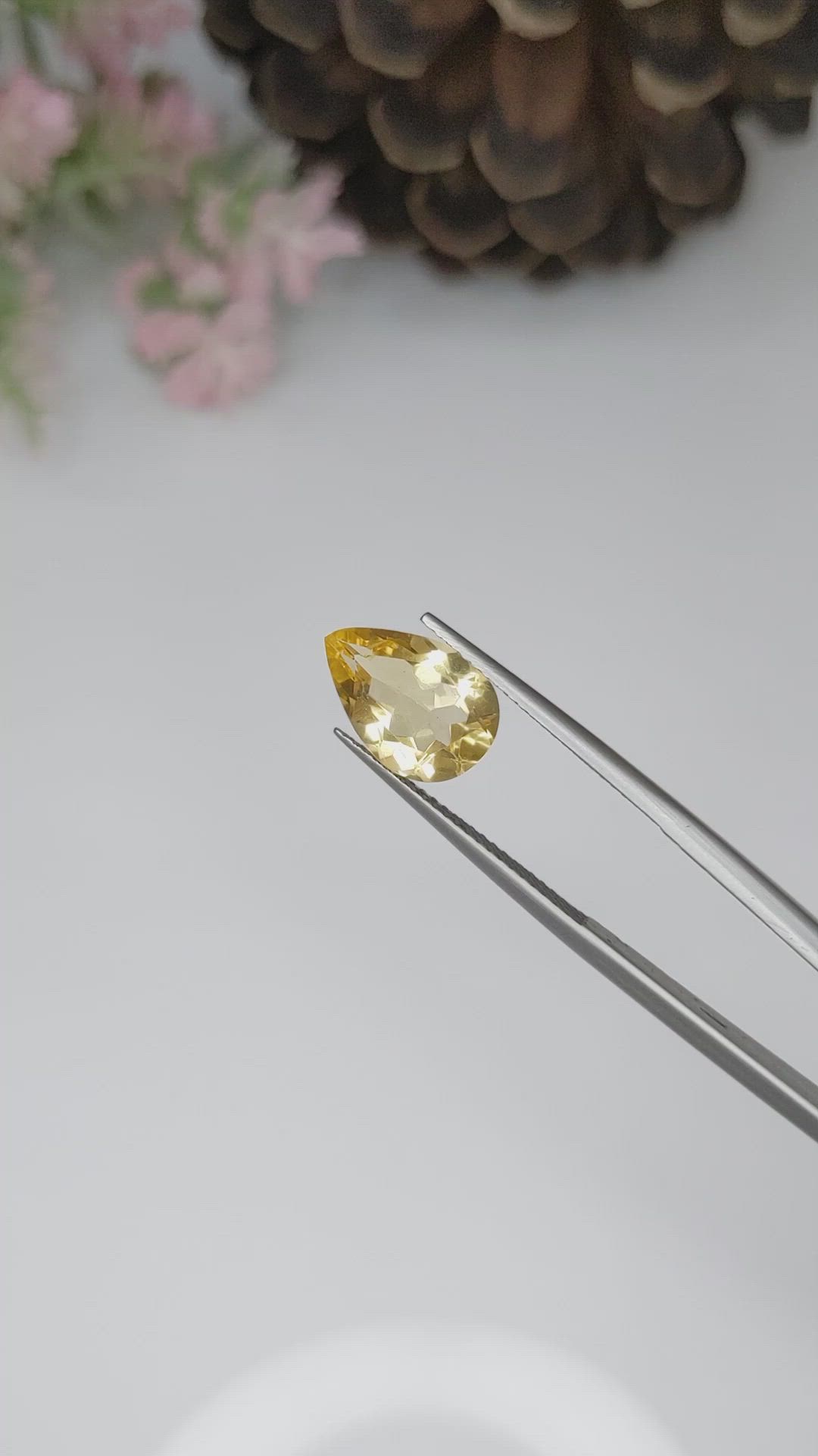 3.04 Ct. Citrine from Brazil Size Video