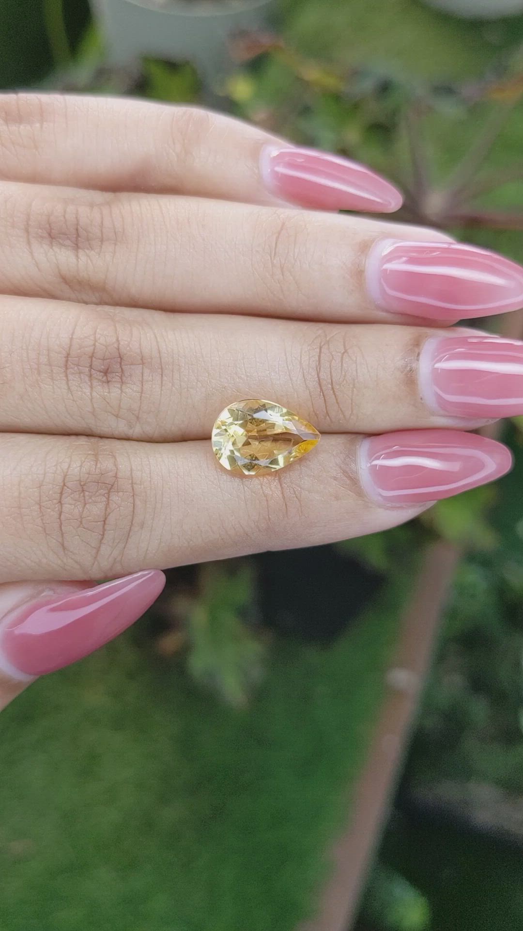 3.04 Ct. Citrine from Brazil Size Video