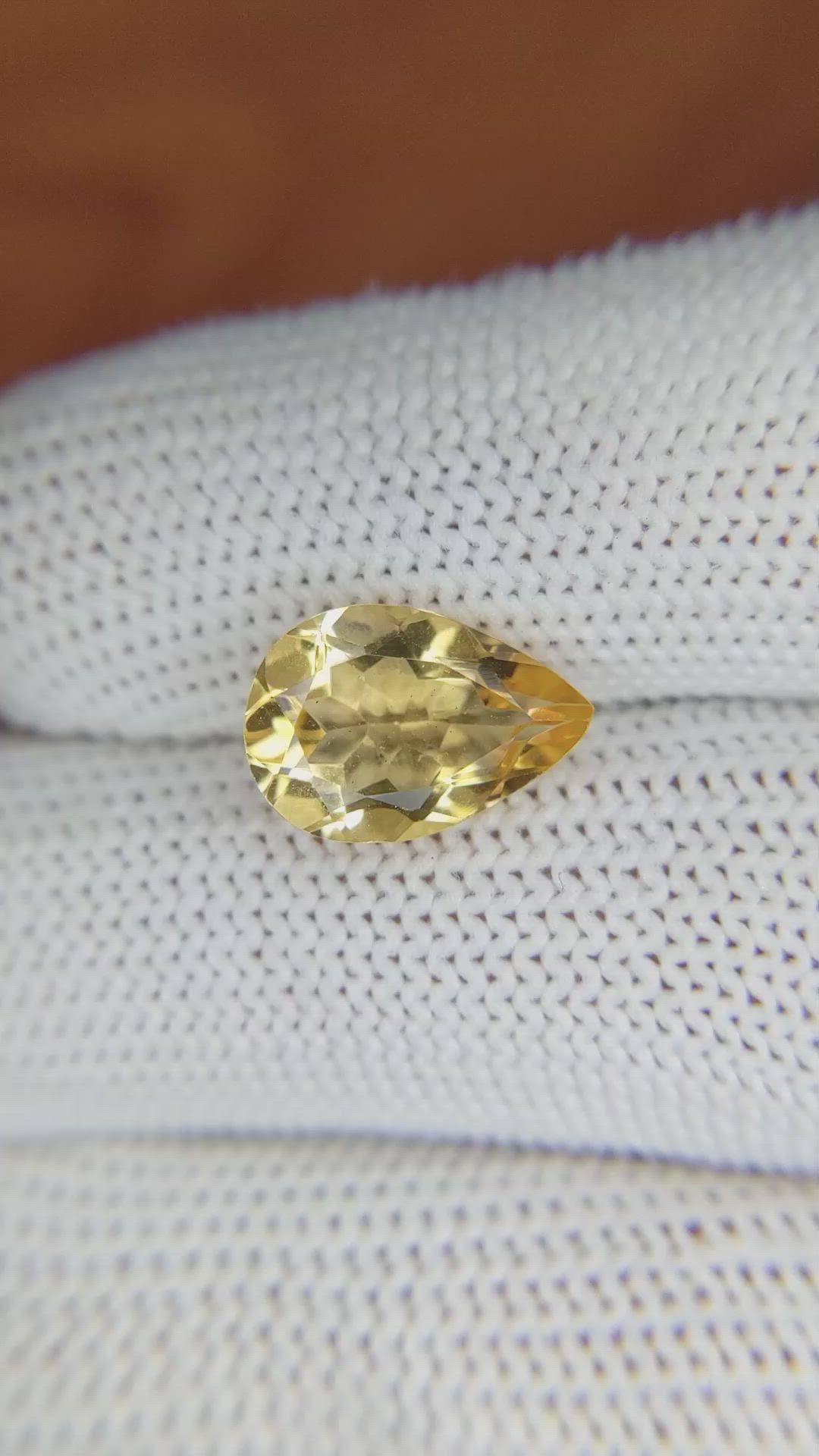3.04 Ct. Citrine from Brazil Size Video