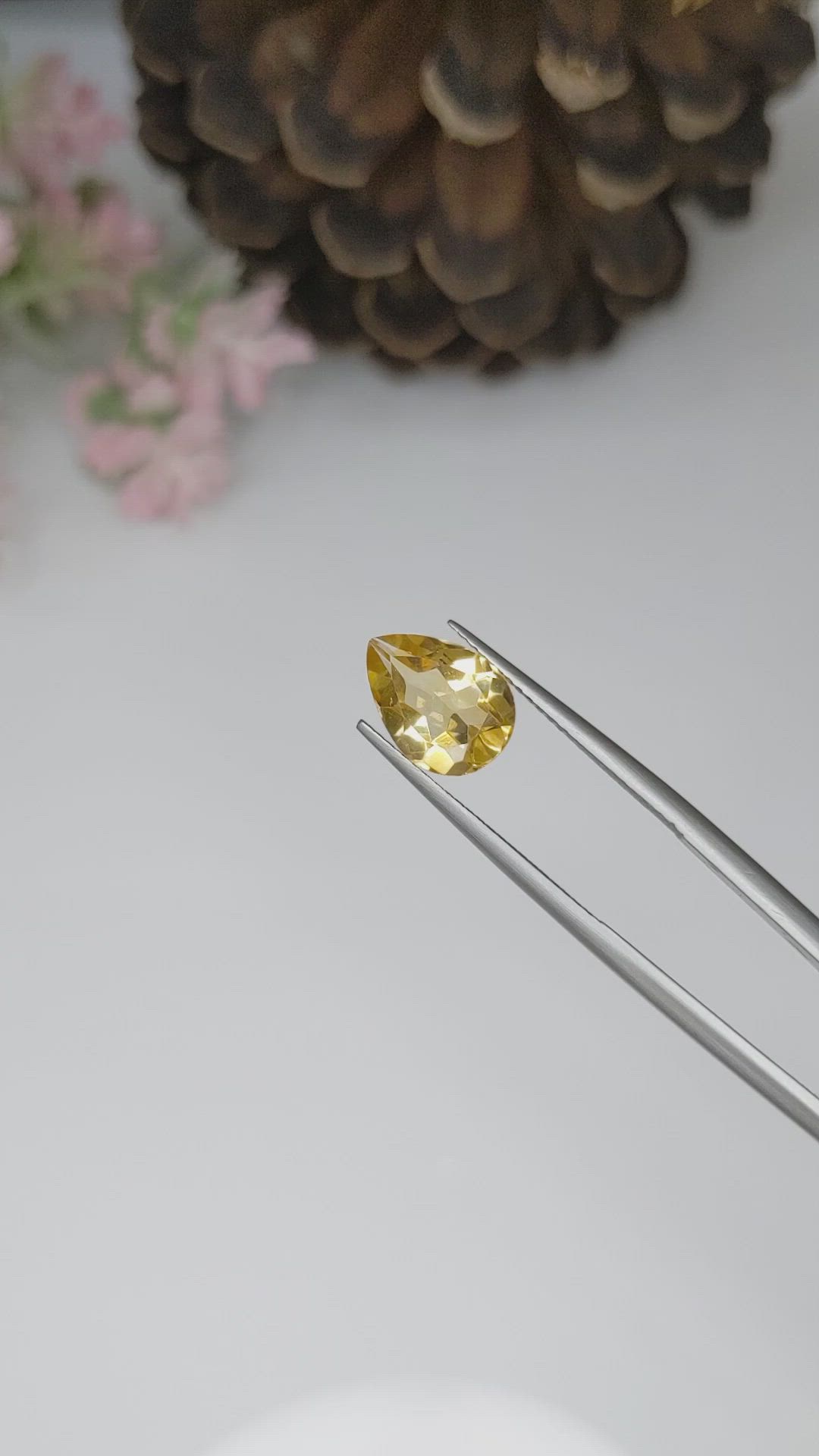 2.29 Ct. Citrine from Brazil Size Video