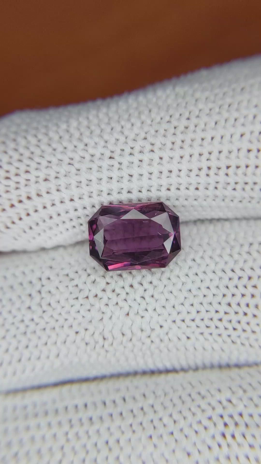 3.08 Ct. Spinel from Ceylon (Sri Lanka) Size Video