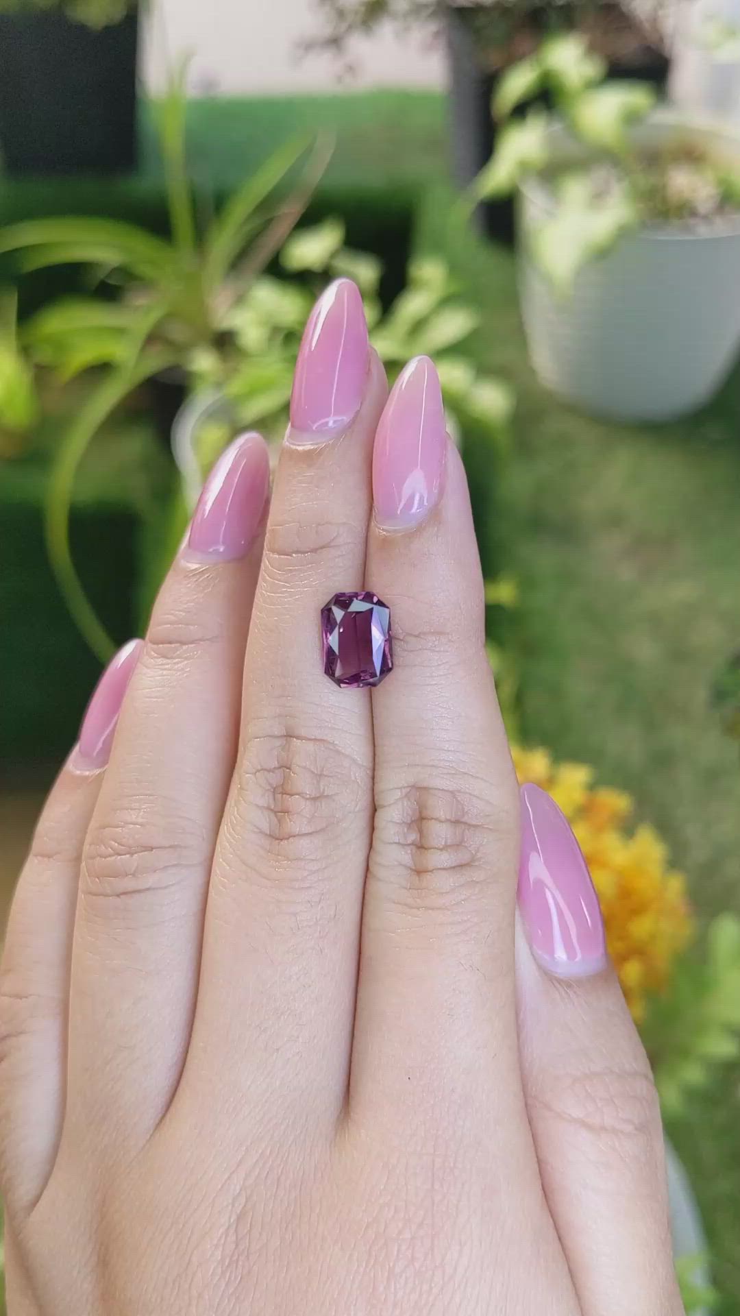 3.08 Ct. Spinel from Ceylon (Sri Lanka) Size Video