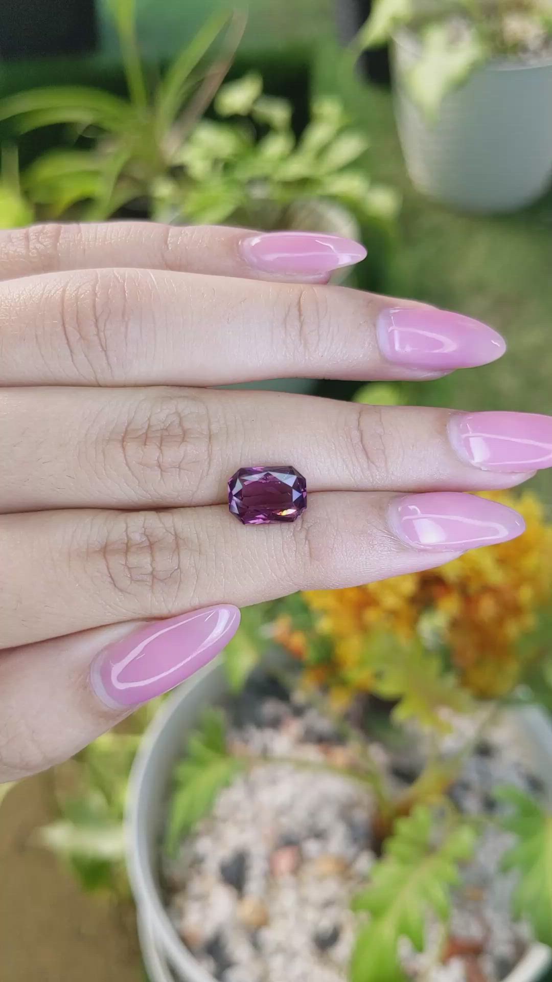 3.08 Ct. Spinel from Ceylon (Sri Lanka) Size Video